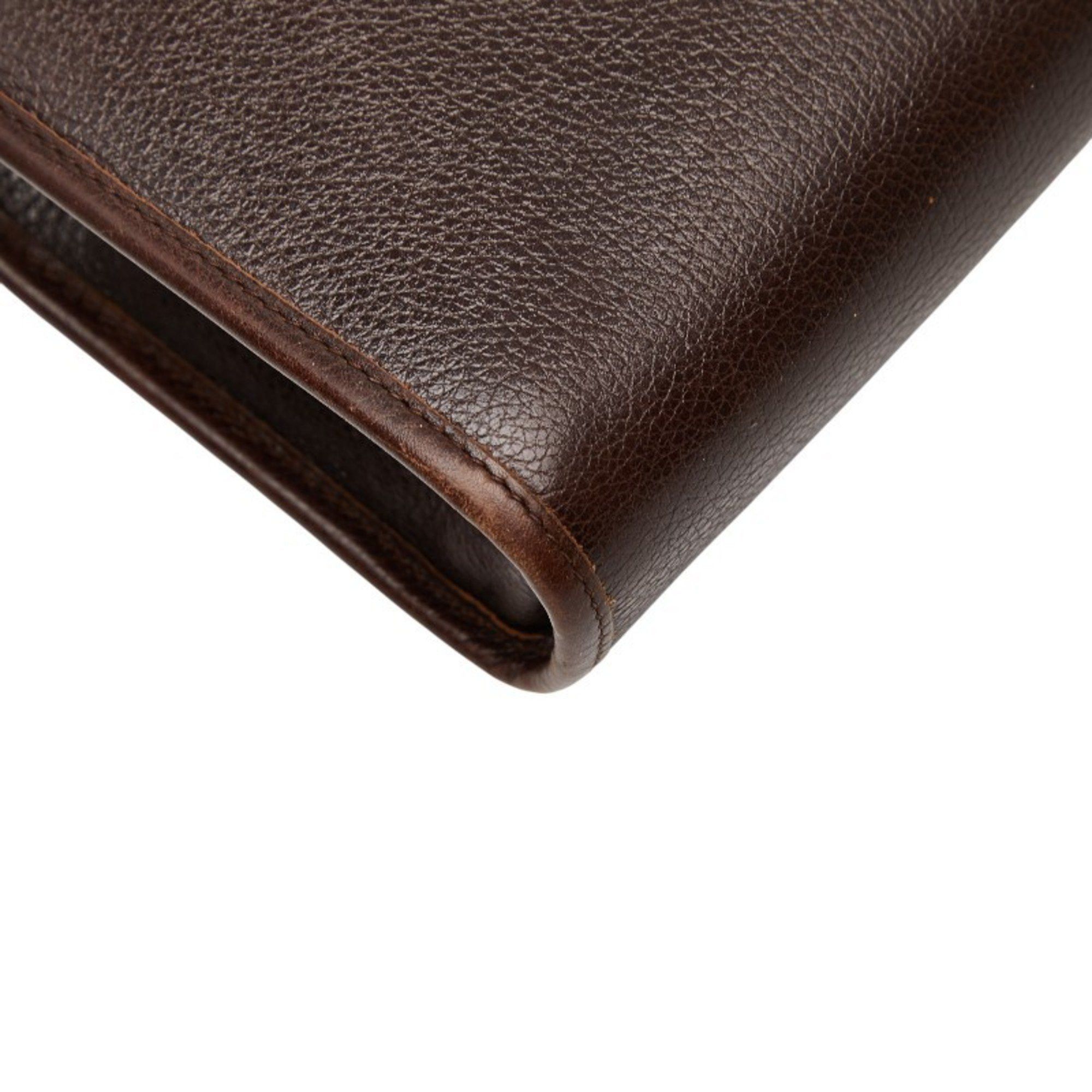 Dior Christian Dior Dior CD logo one-shoulder bag in brown leather for women. Size ONE SIZE - 7 Thumbnail