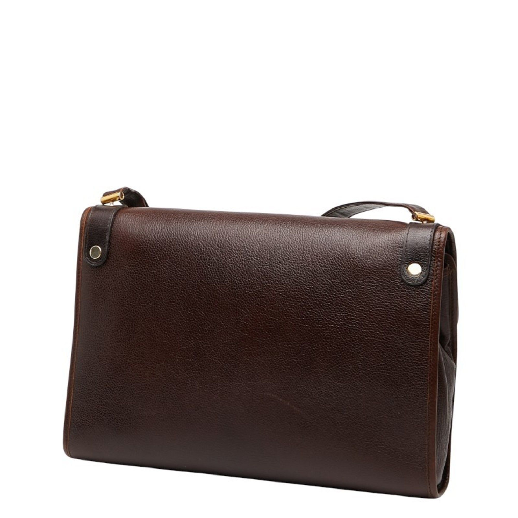 Dior Christian Dior Dior CD logo one-shoulder bag in brown leather for women. Size ONE SIZE - 2 Thumbnail