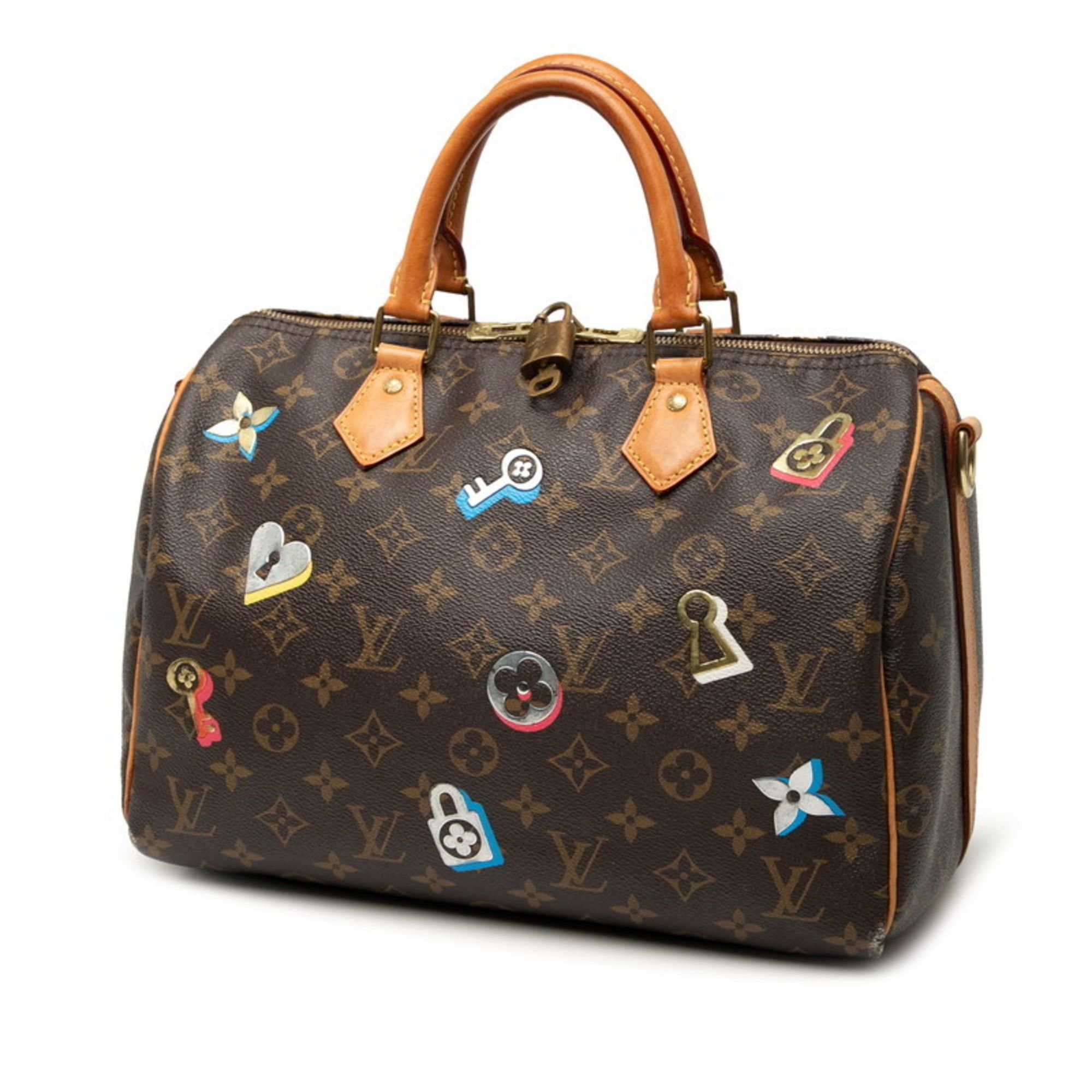 Louis Vuitton Louis Vuitton Monogram Love Lock Speedy Bandouliere 