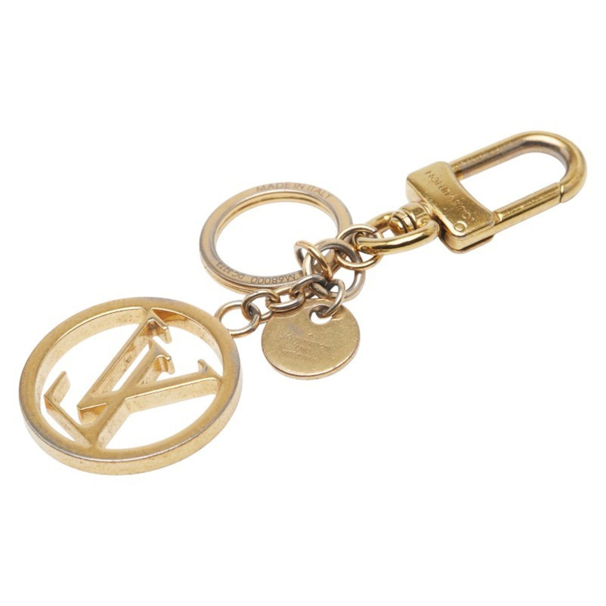 Louis Vuitton Louis Vuitton LV Circle Keychain Bag Charm M68000 Gold Plated Women's LOUIS VUITTON Size ONE SIZE - 2 Thumbnail
