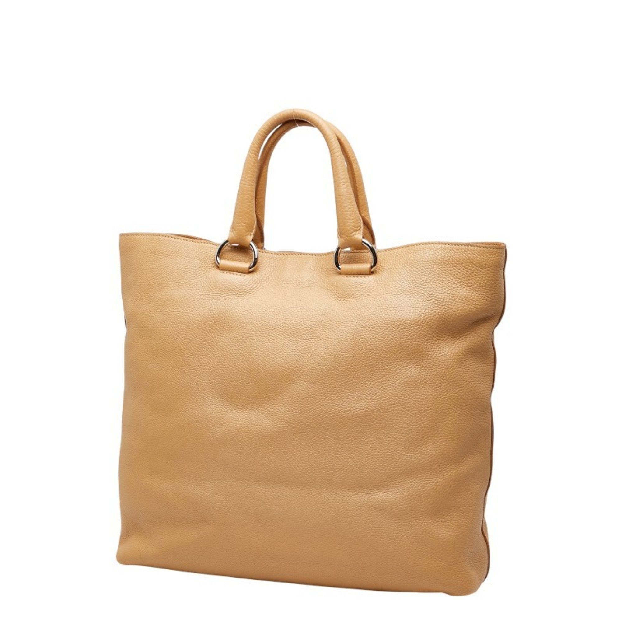 Prada Prada Handbag BN1713 Beige Leather Women's PRADA Size ONE SIZE - 2 Thumbnail