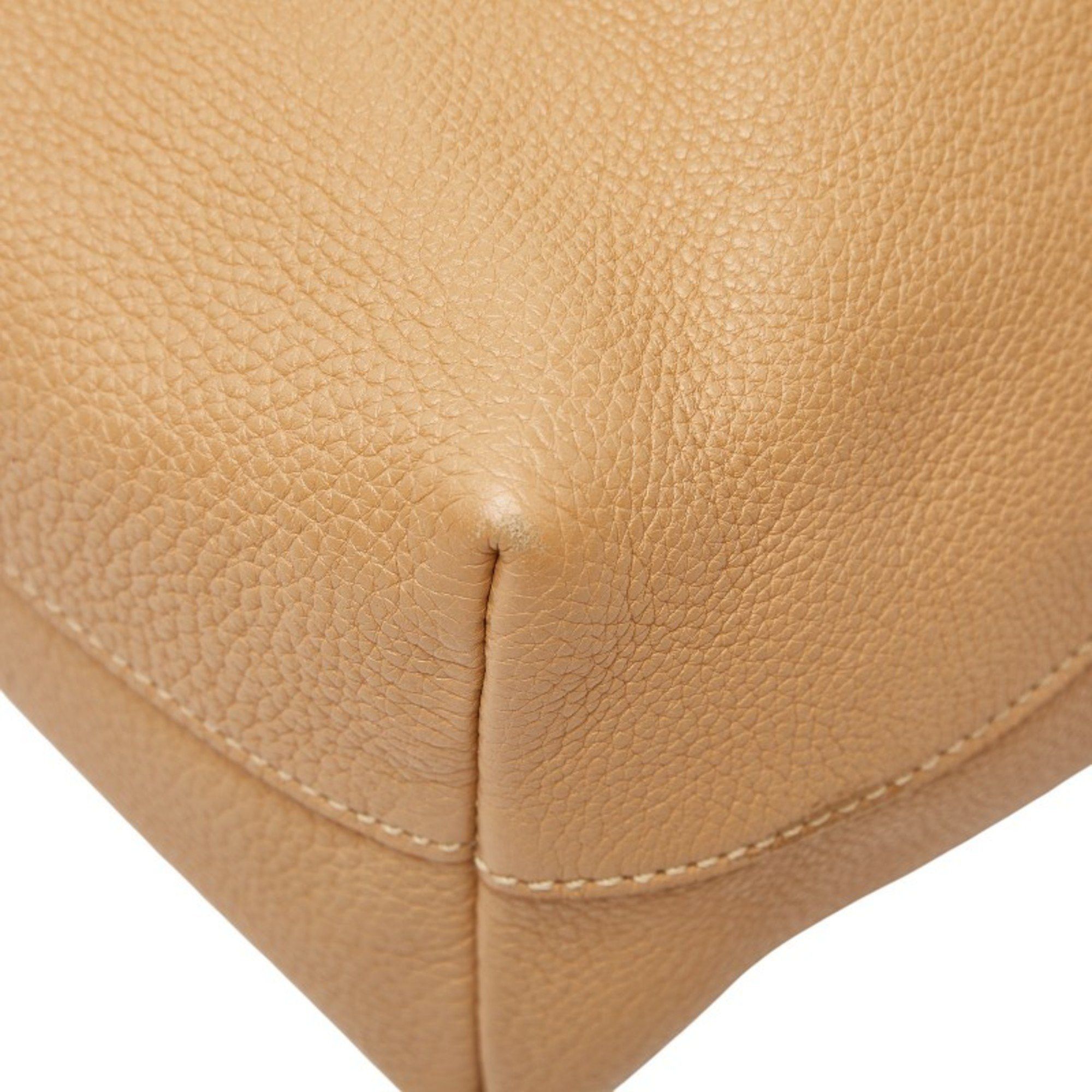 Prada Prada Handbag BN1713 Beige Leather Women's PRADA Size ONE SIZE - 4 Thumbnail