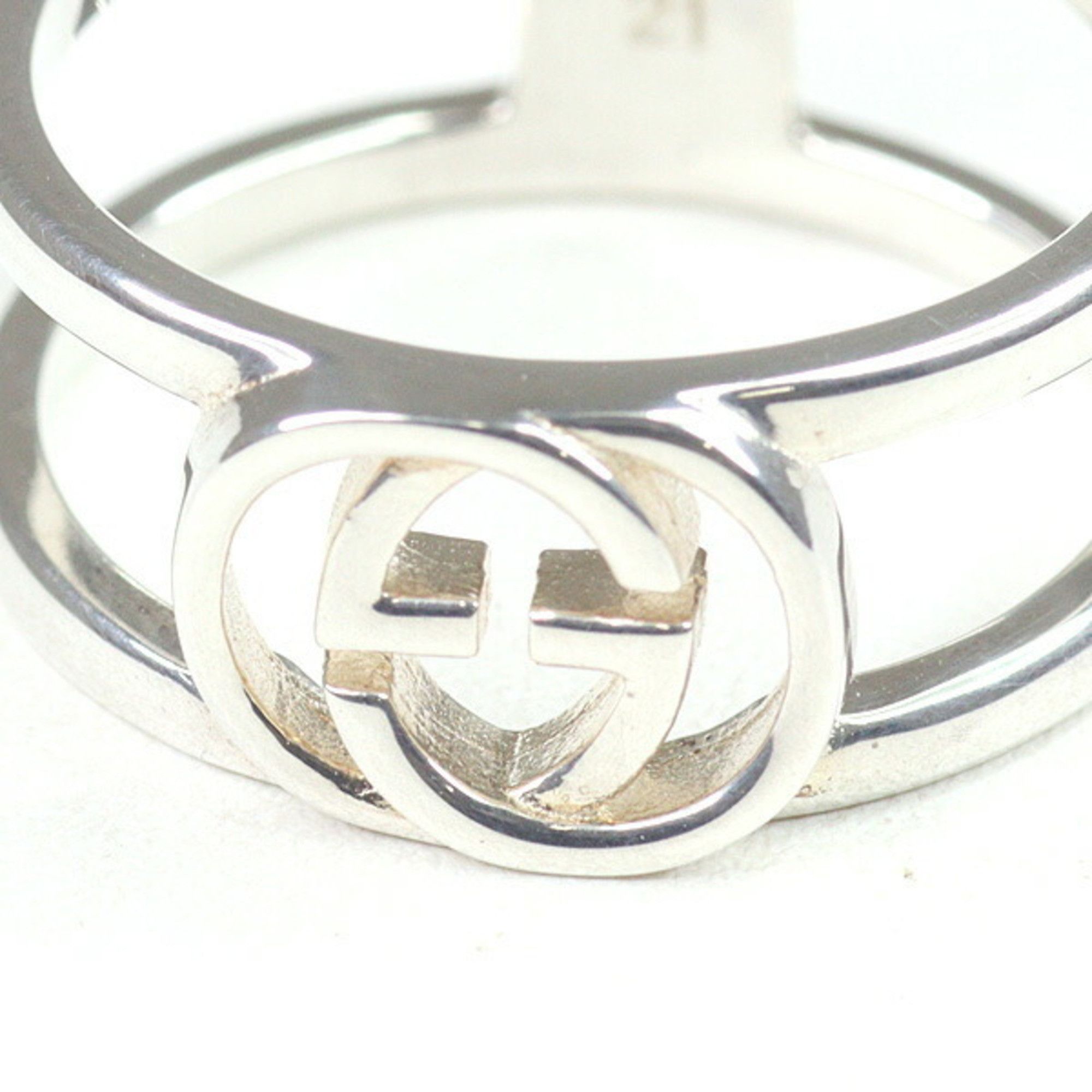 Gucci Gucci Interlocking Wide Band Sterling Silver (Ag925) Size 21 (Actual Measurements: Just under 20) Size ONE SIZE - 4 Thumbnail