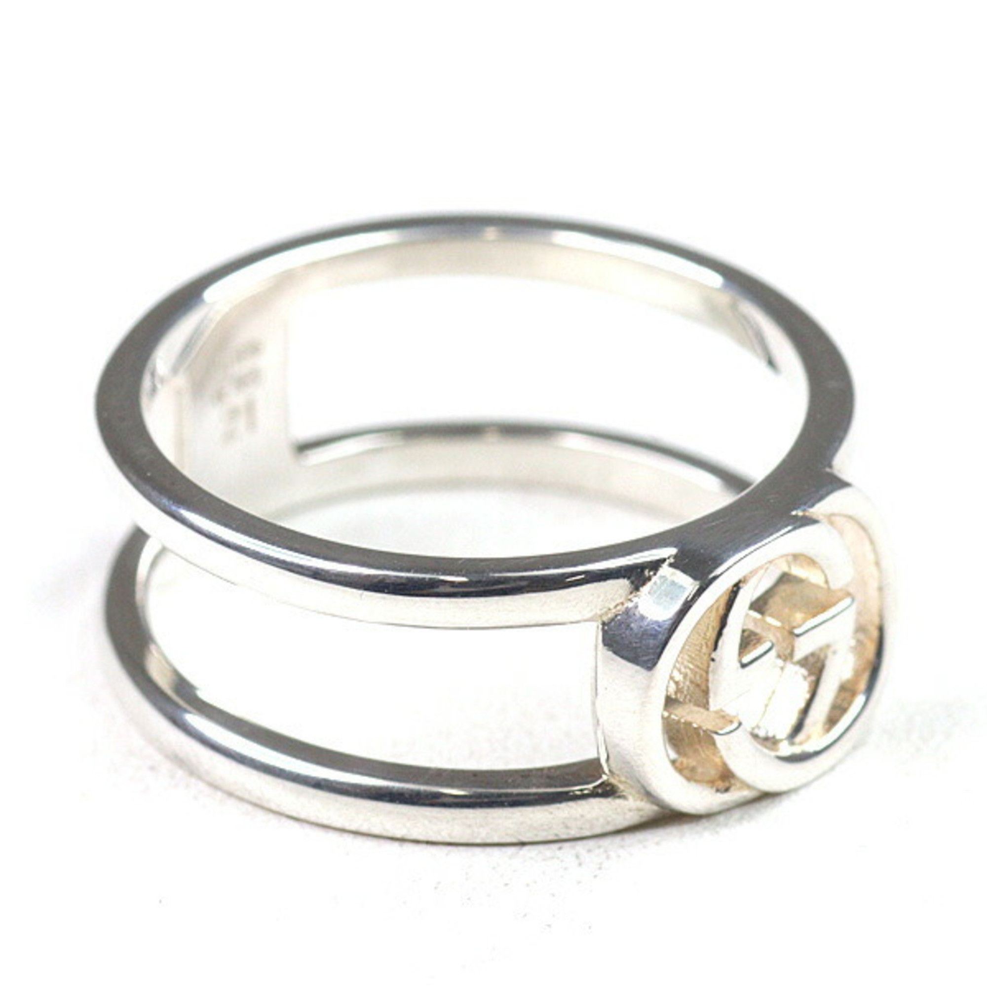 Gucci Gucci Interlocking Wide Band Sterling Silver (Ag925) Size 21 (Actual Measurements: Just under 20) Size ONE SIZE - 3 Thumbnail