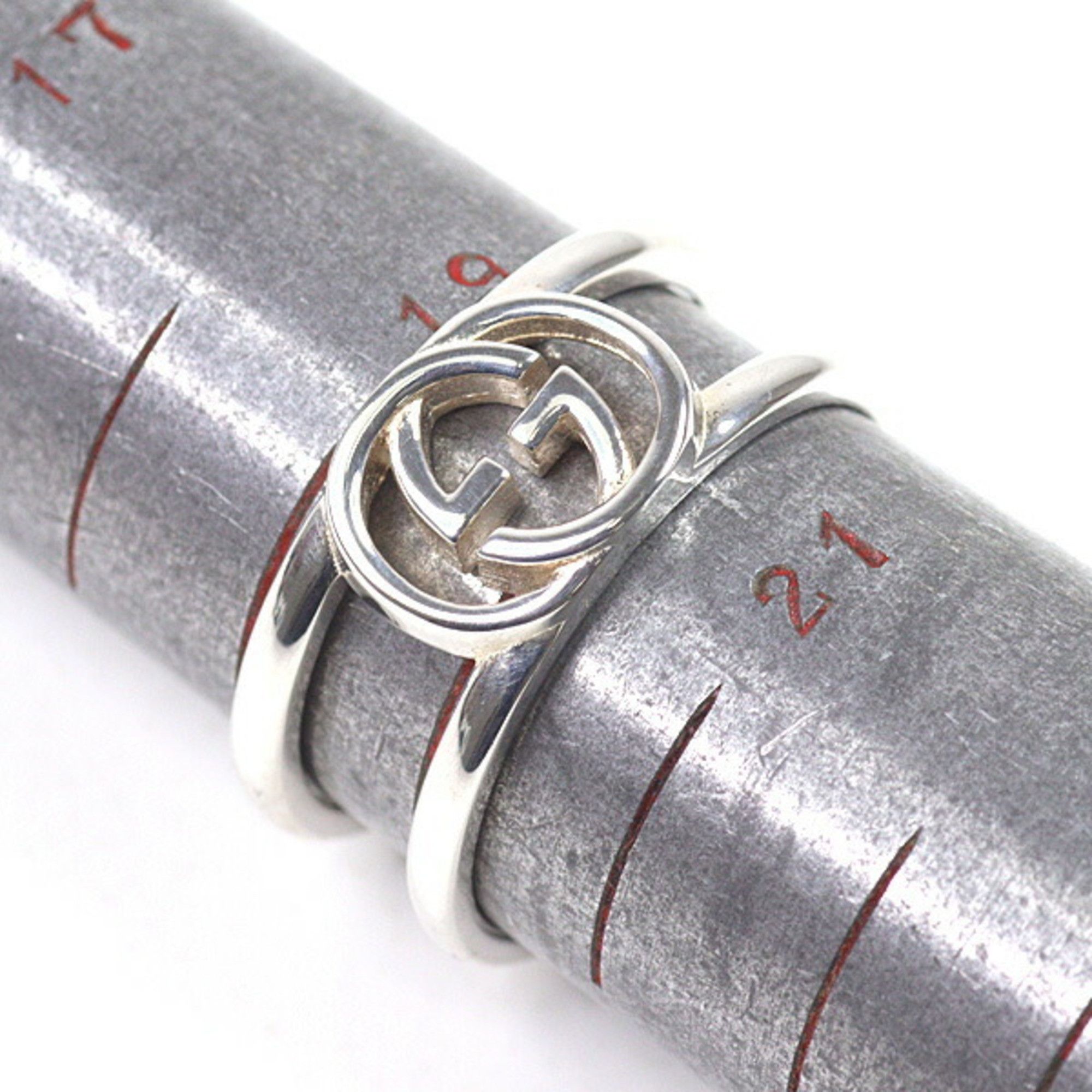 Gucci Gucci Interlocking Wide Band Sterling Silver (Ag925) Size 21 (Actual Measurements: Just under 20) Size ONE SIZE - 5 Thumbnail