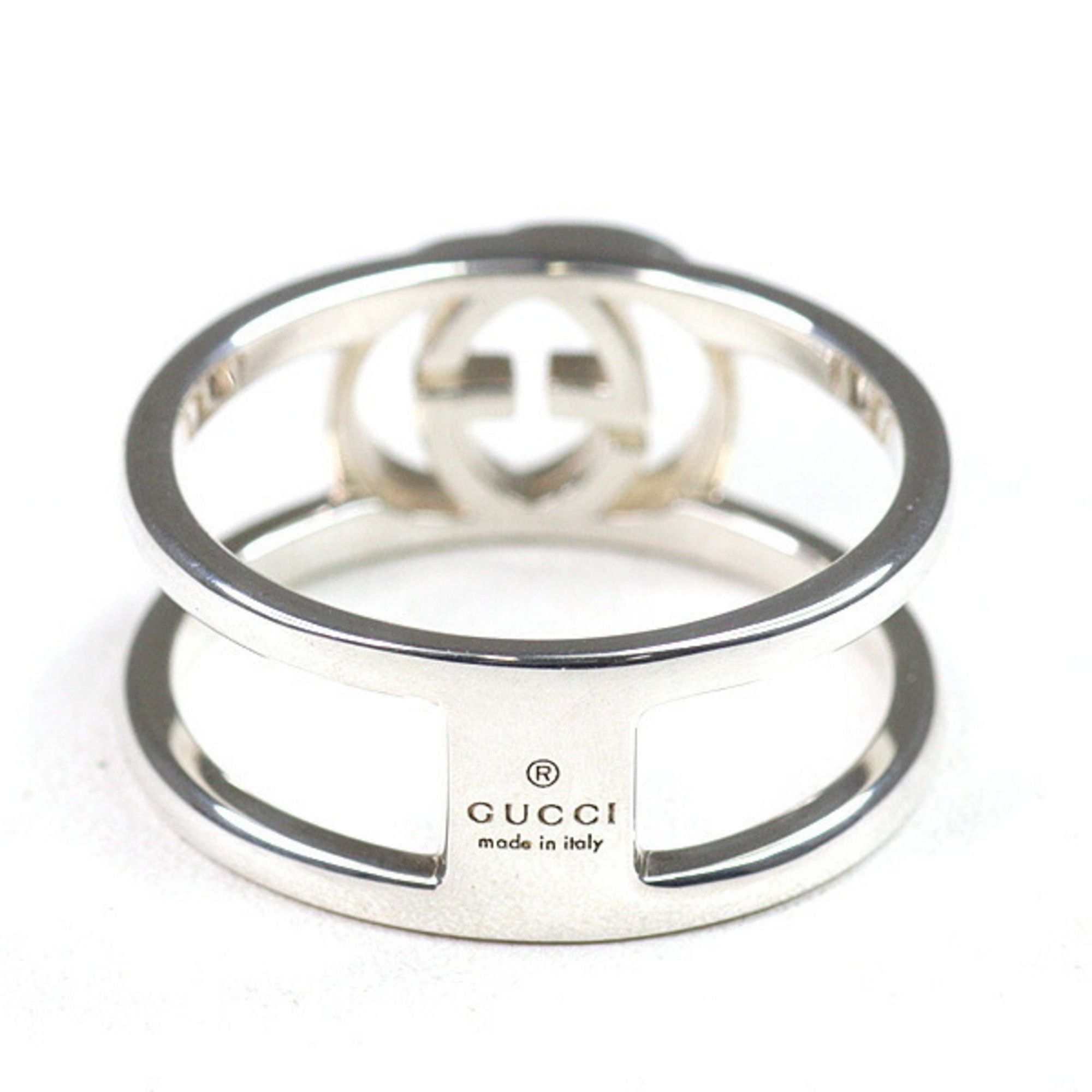 Gucci Gucci Interlocking Wide Band Sterling Silver (Ag925) Size 21 (Actual Measurements: Just under 20) Size ONE SIZE - 2 Thumbnail