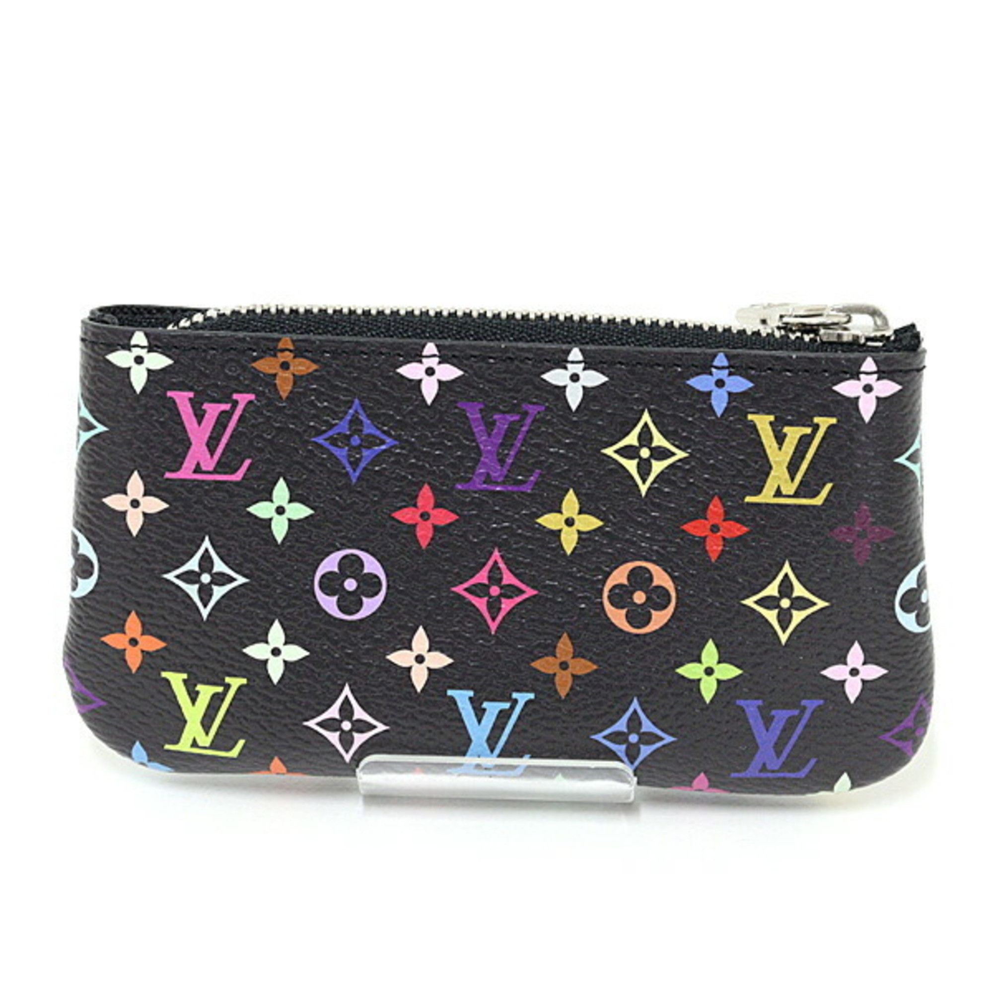 Louis Vuitton Louis Vuitton LV×TM Card Key Case Pochette Cles Monogram Multicolor Black by Takashi Murakami M13664 Unused Size ONE SIZE - 2 Thumbnail