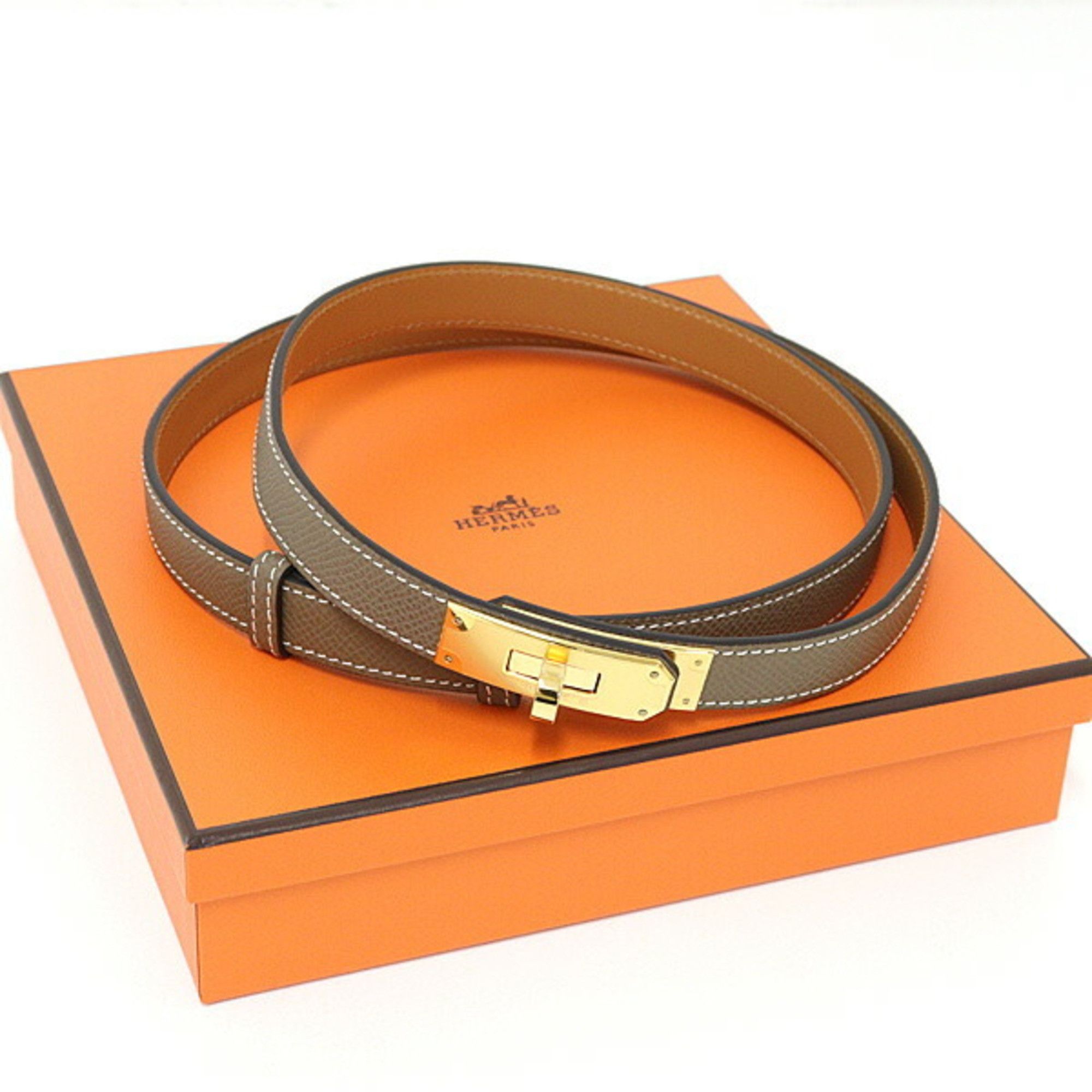 Hermes Hermes Hermès Women's Kelly 18 Belt, Epsom Leather, K Stamp (Made in 2025), Unused Size ONE SIZE - 2 Thumbnail