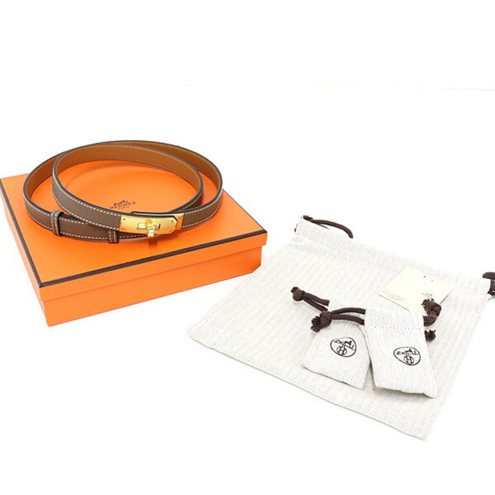 Hermes Hermes Hermès Women's Kelly 18 Belt, Epsom Leather, K Stamp (Made in 2025), Unused Size ONE SIZE - 6 Thumbnail