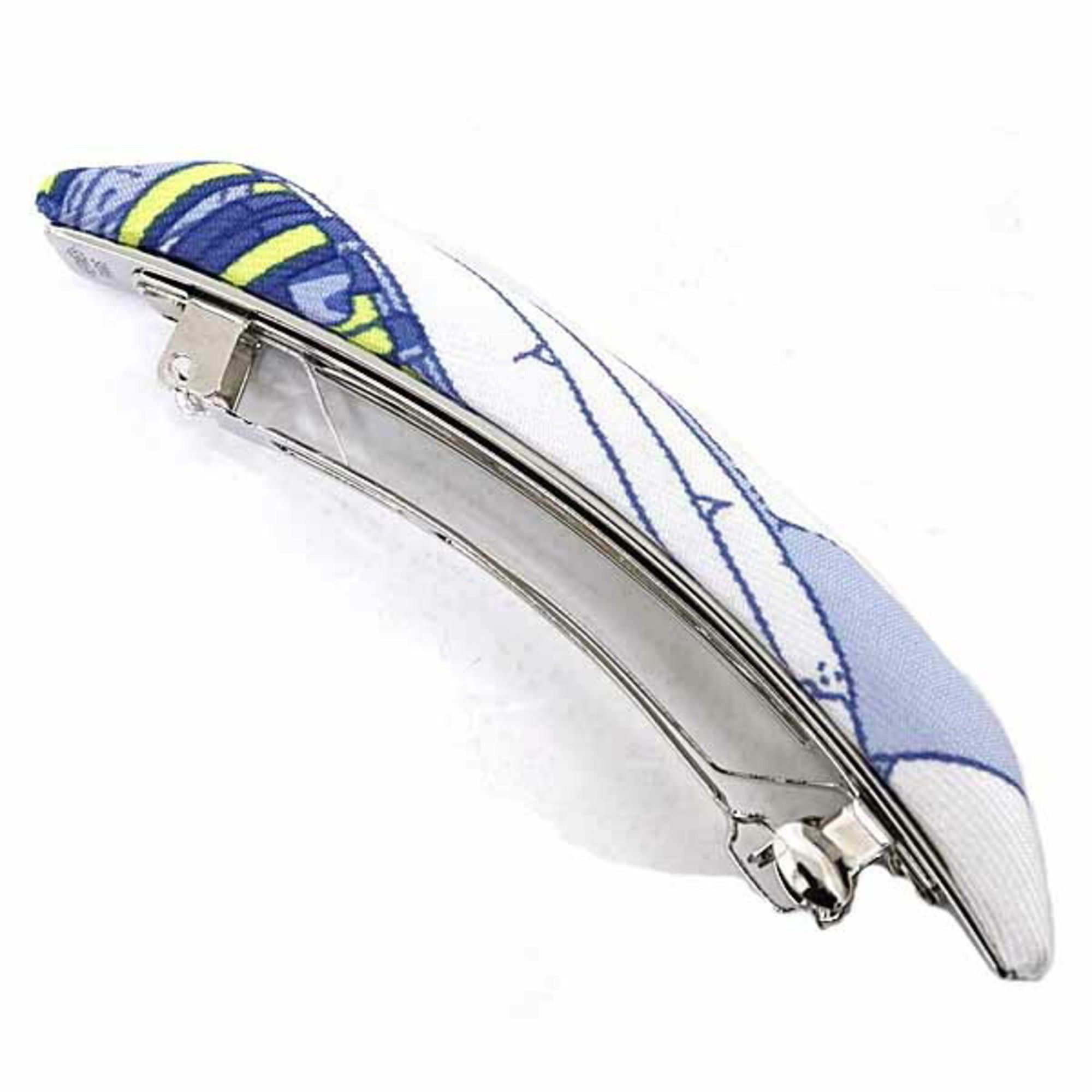 Hermes Hermes Barrette Eclipse Legend of the Horse Hair Accessory Silk Multicolor Size ONE SIZE - 3 Thumbnail
