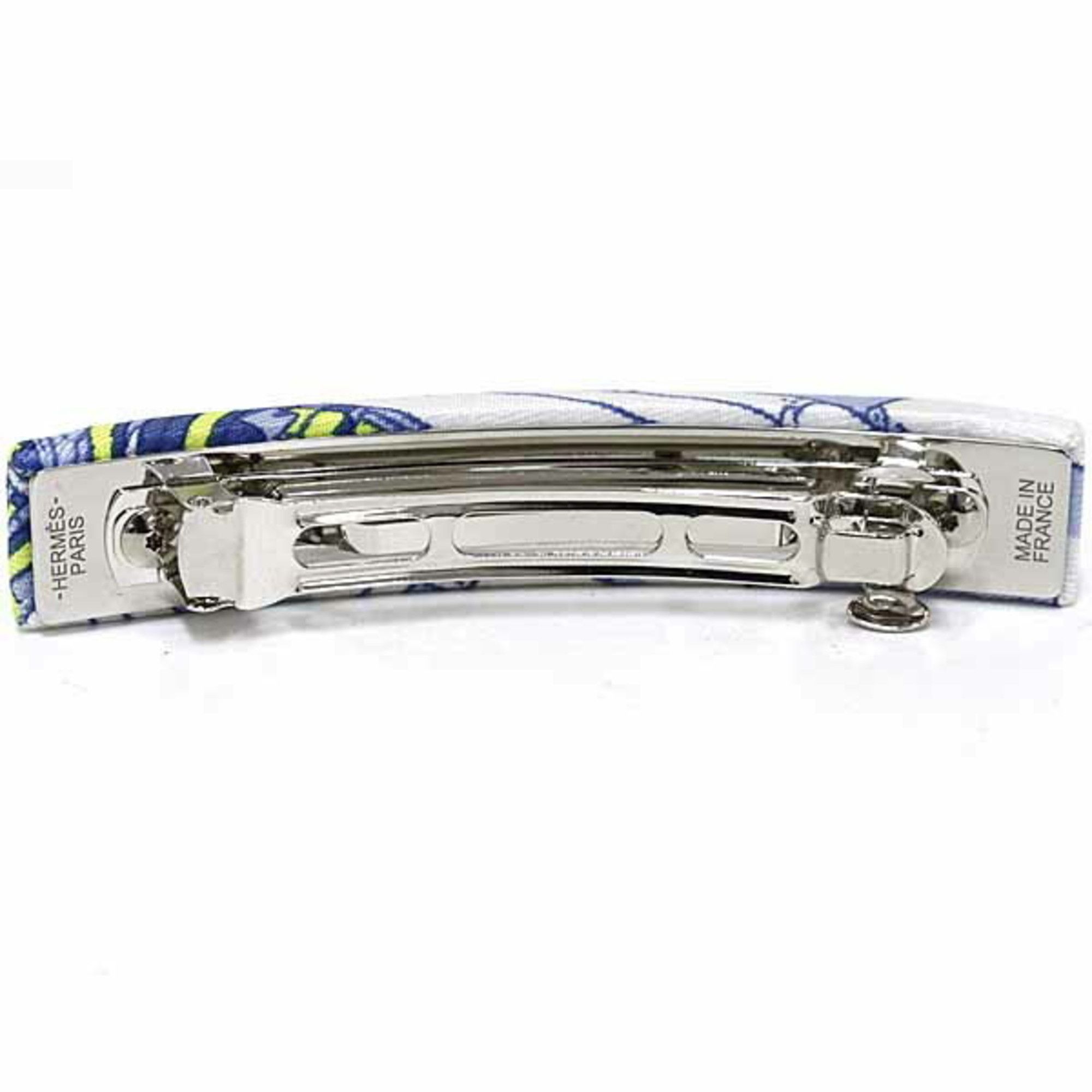 Hermes Hermes Barrette Eclipse Legend of the Horse Hair Accessory Silk Multicolor Size ONE SIZE - 5 Thumbnail