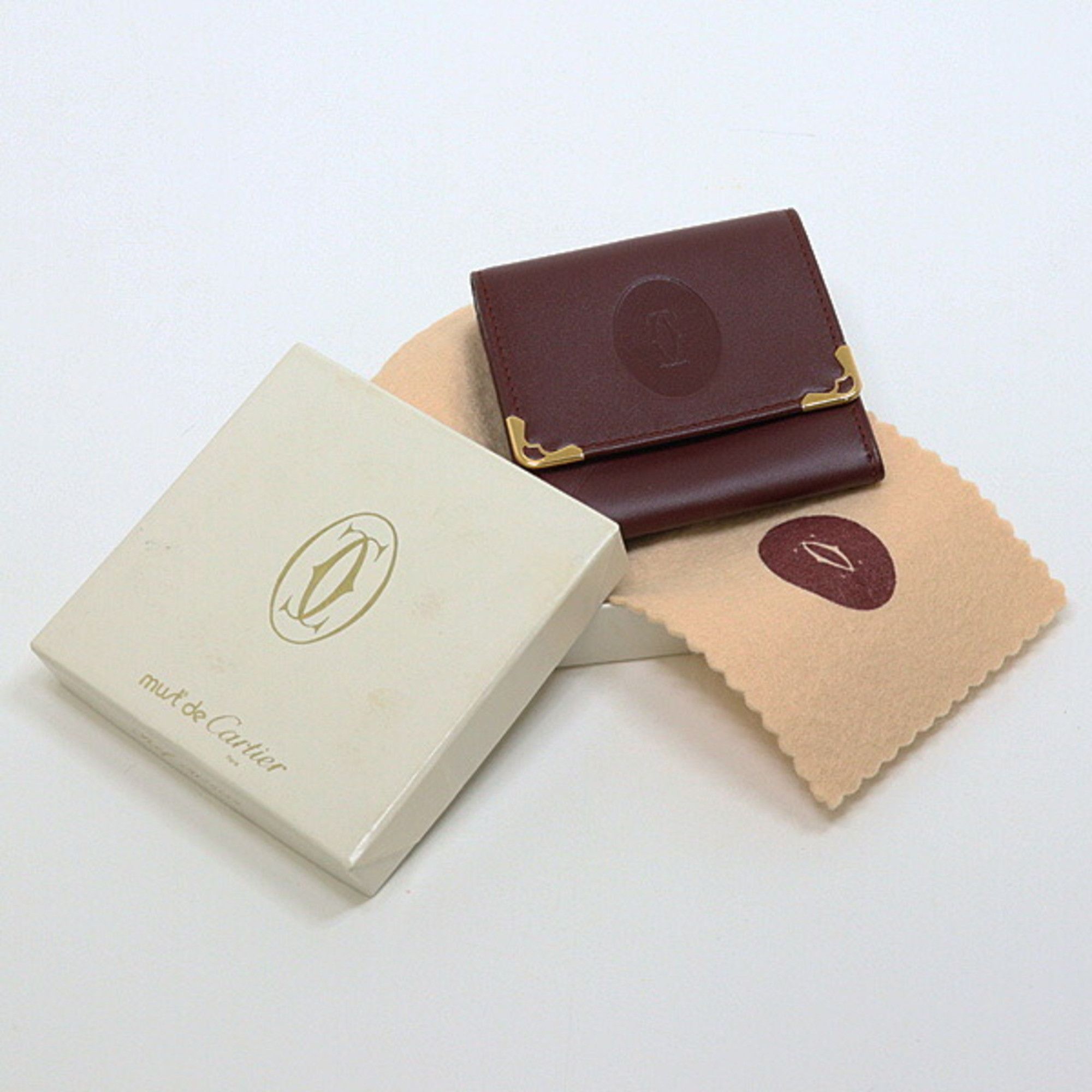 Cartier Cartier Must Line Coin Case, Leather, Bordeaux Size ONE SIZE - 2 Thumbnail