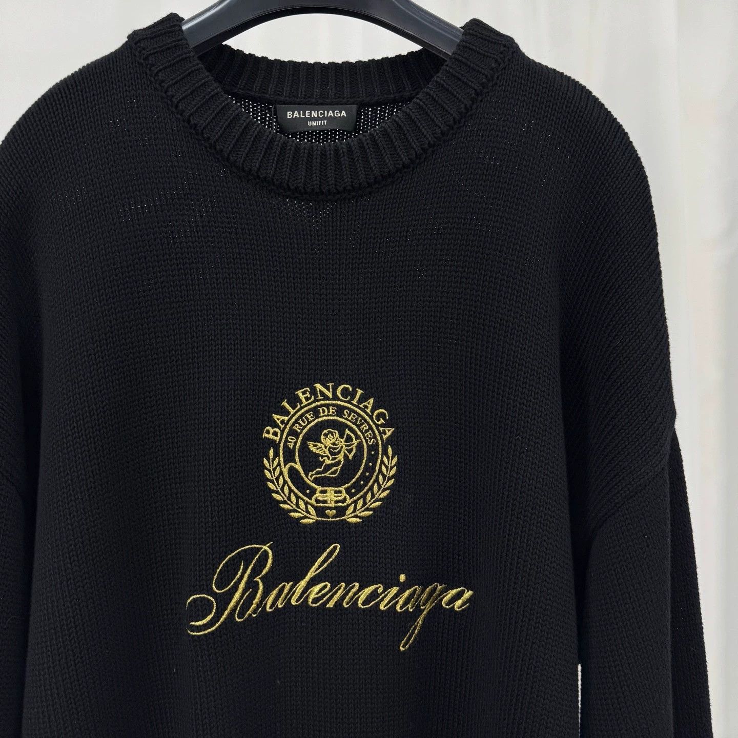 Balenciaga Balenciaga Cupid Embroidered Sweater - dmc Size US S / EU 44-46 / 1 - 3 Thumbnail