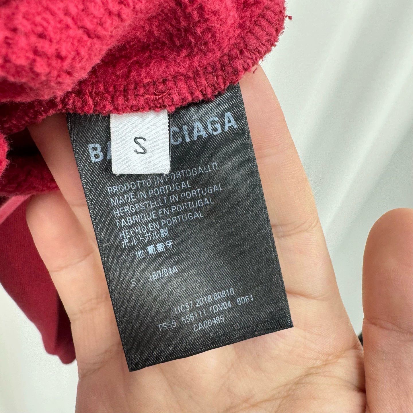 Balenciaga Balenciaga Red Wheat Ear Logo Hoodie - dmc Size US S / EU 44-46 / 1 - 6 Thumbnail