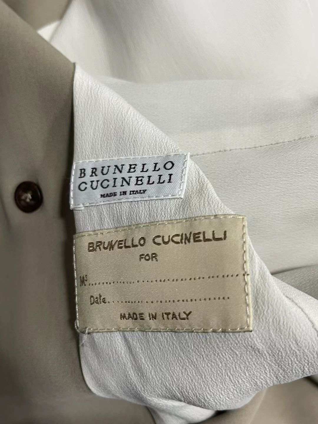 Brunello Cucinelli Brunello Cucinelli Beige Blazer - dmc Size US M / EU 48-50 / 2 - 6 Thumbnail
