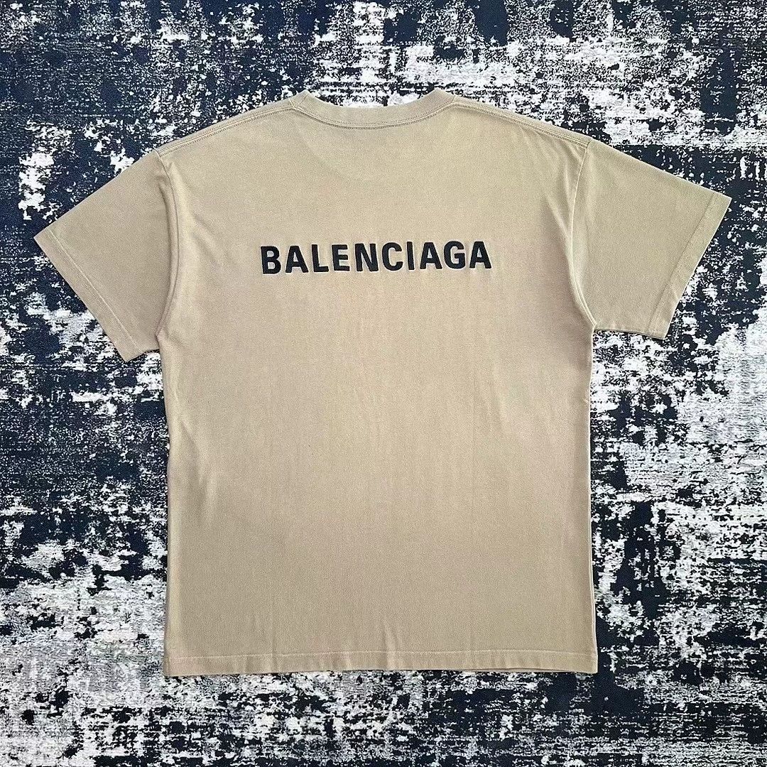 Balenciaga Balenciaga Logo Short Sleeve T-Shirt - dmc Size US L / EU 52-54 / 3 - 5 Thumbnail