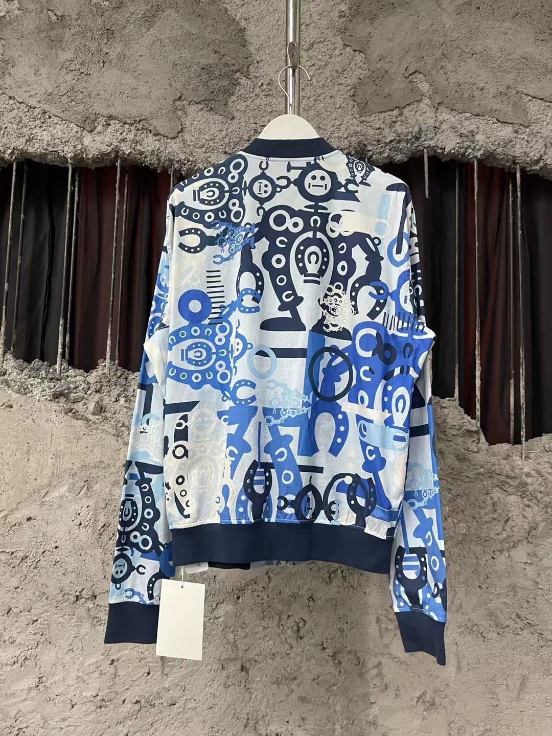 Hermes Hermes Robot Print Zip Jacket - dmc Size US S / EU 44-46 / 1 - 2 Thumbnail