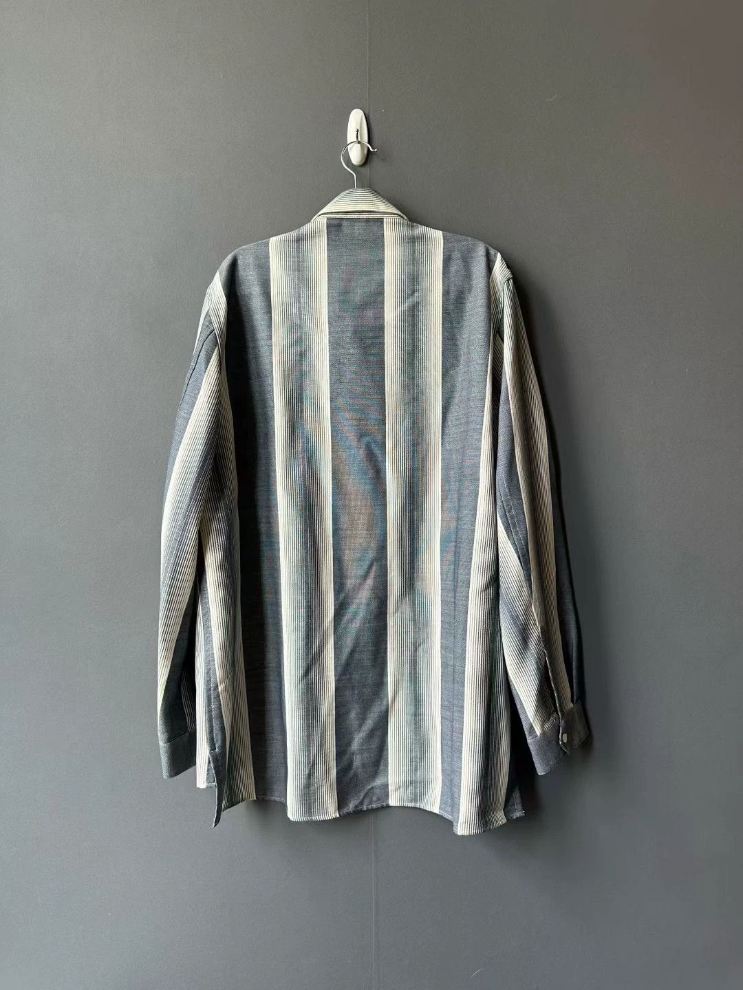 Loewe Loewe Striped Leather Patch Shirt - dmc Size US XL / EU 56 / 4 - 2 Thumbnail