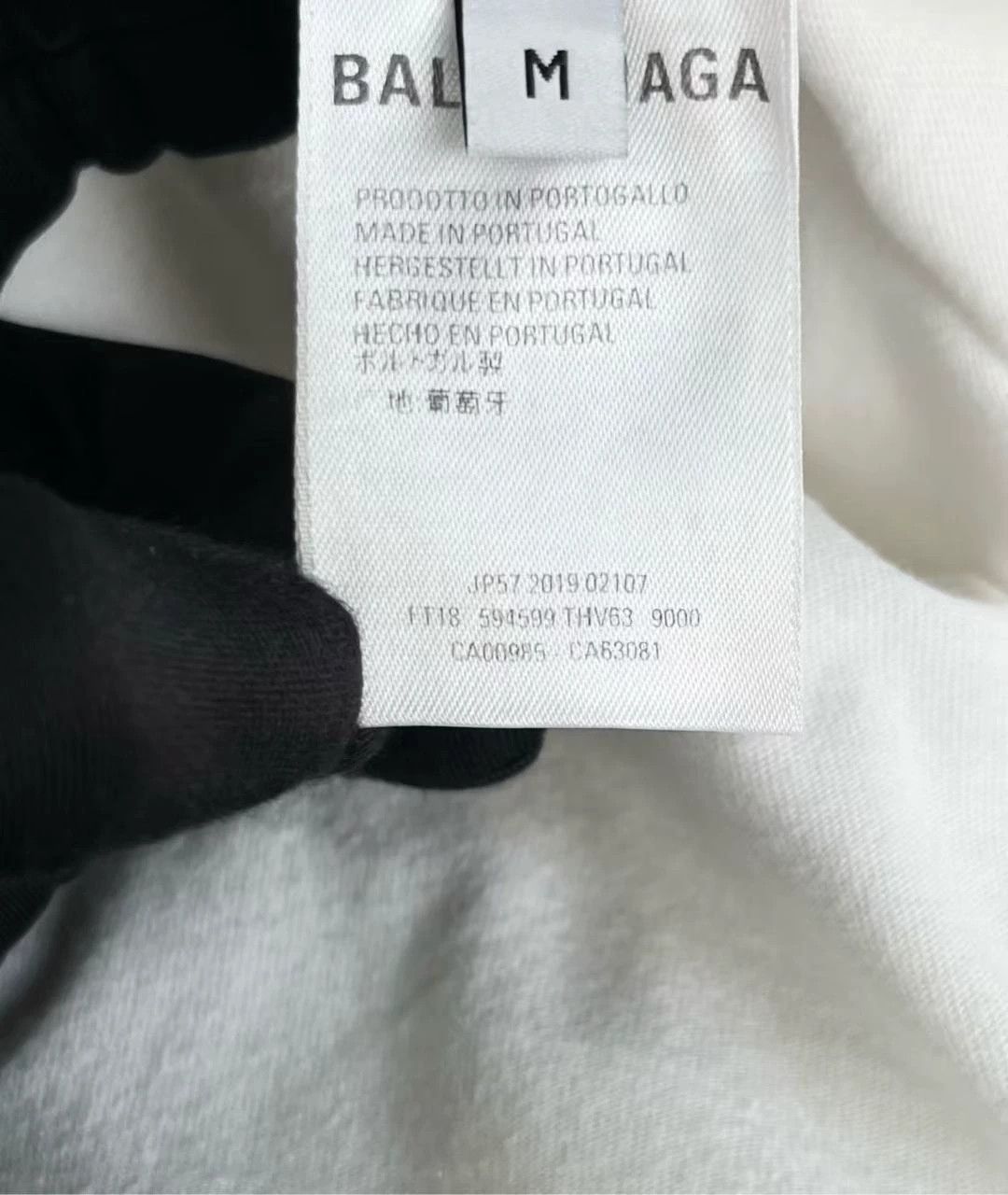 Balenciaga Balenciaga White Double B Logo T-Shirt - dmc Size US M / EU 48-50 / 2 - 4 Thumbnail