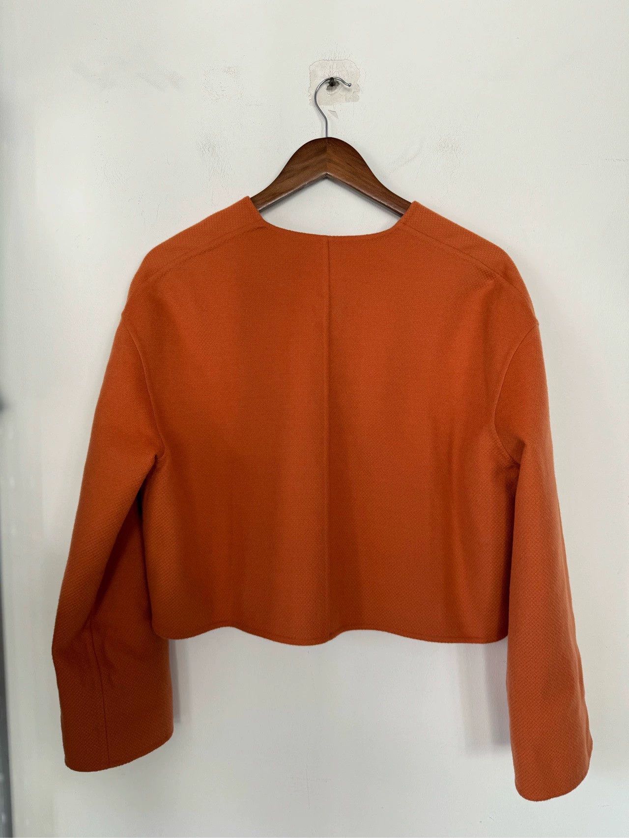 Hermès Orange Cashmere Short Coat - dmc