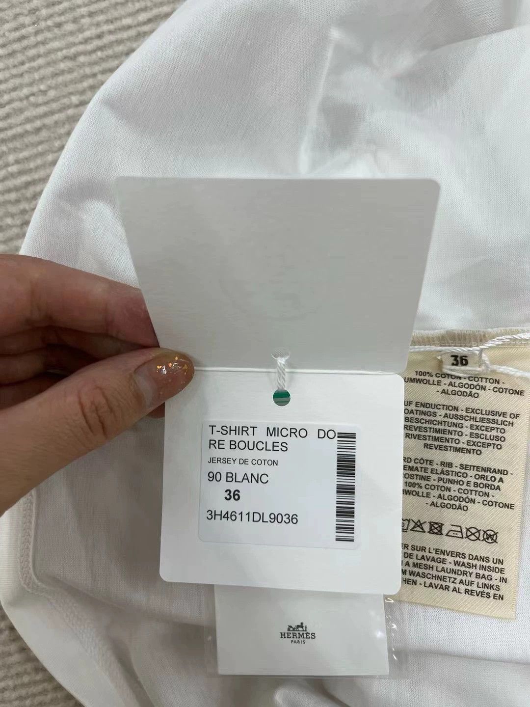 Hermes Hermes 2023 New White Short Sleeve T-shirt - dmc Size US S / EU 44-46 / 1 - 4 Thumbnail