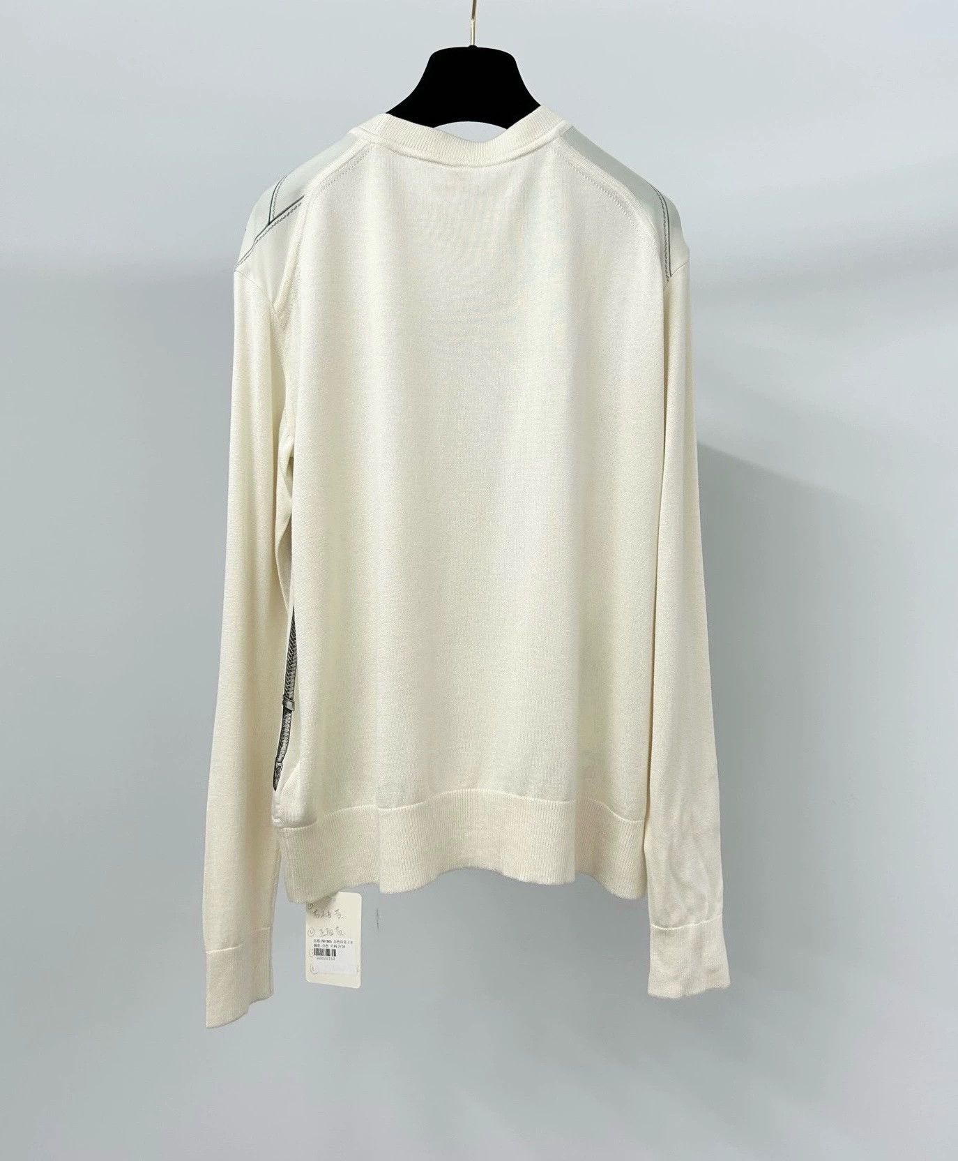 Hermes Hermes White Silk Printed Top - dmc Size US XS / EU 42 / 0 - 2 Thumbnail