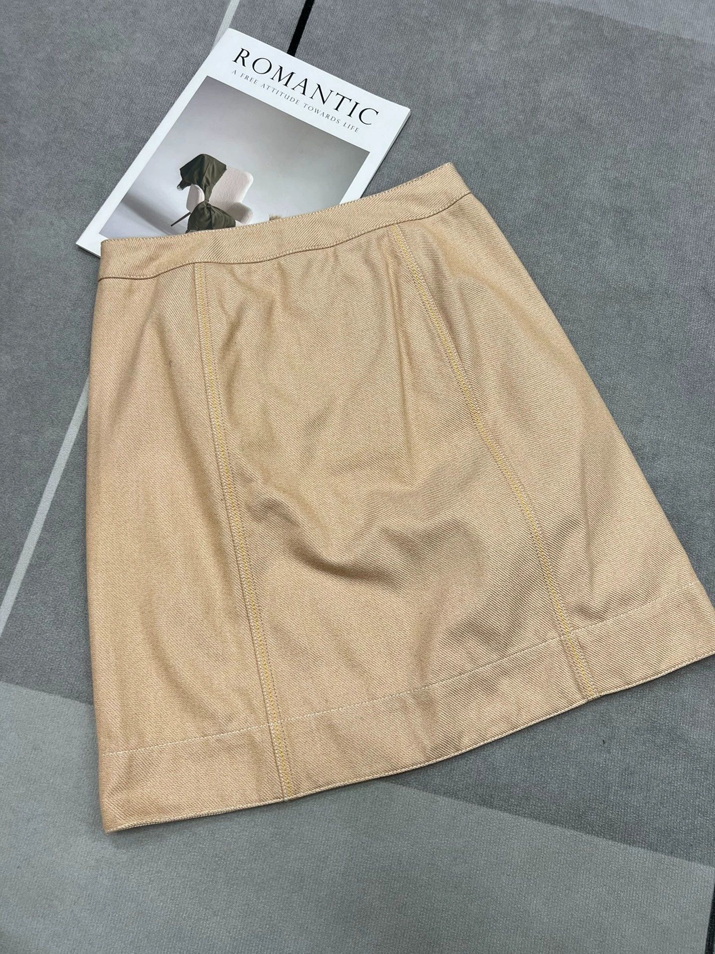 Hermes Hermes Pink Double-Breasted Skirt - dmc Size US 36 / EU 52 - 3 Thumbnail