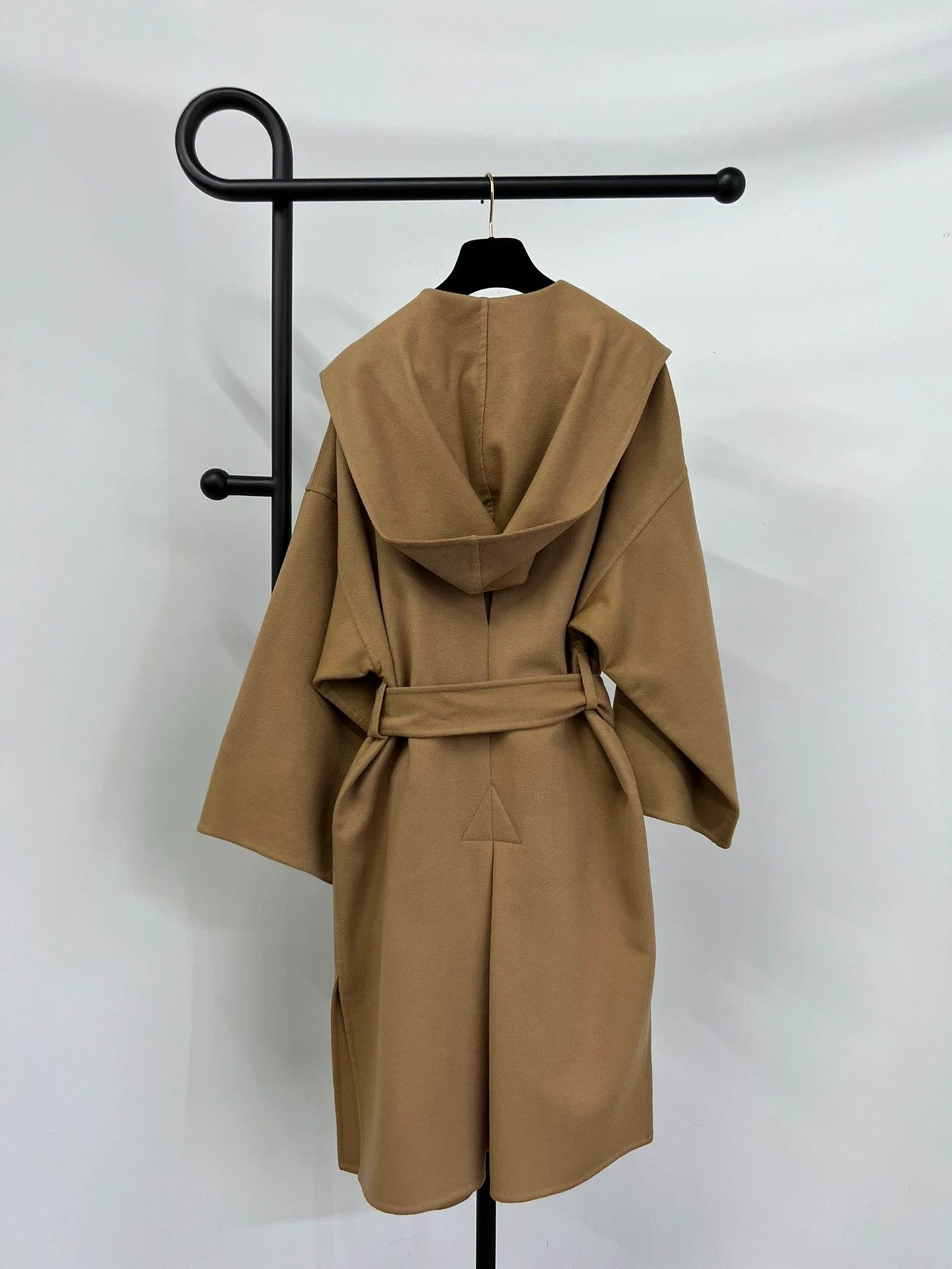 Loewe Loewe Camel Hooded Wool Coat - dmc Size US XS / EU 42 / 0 - 2 Thumbnail