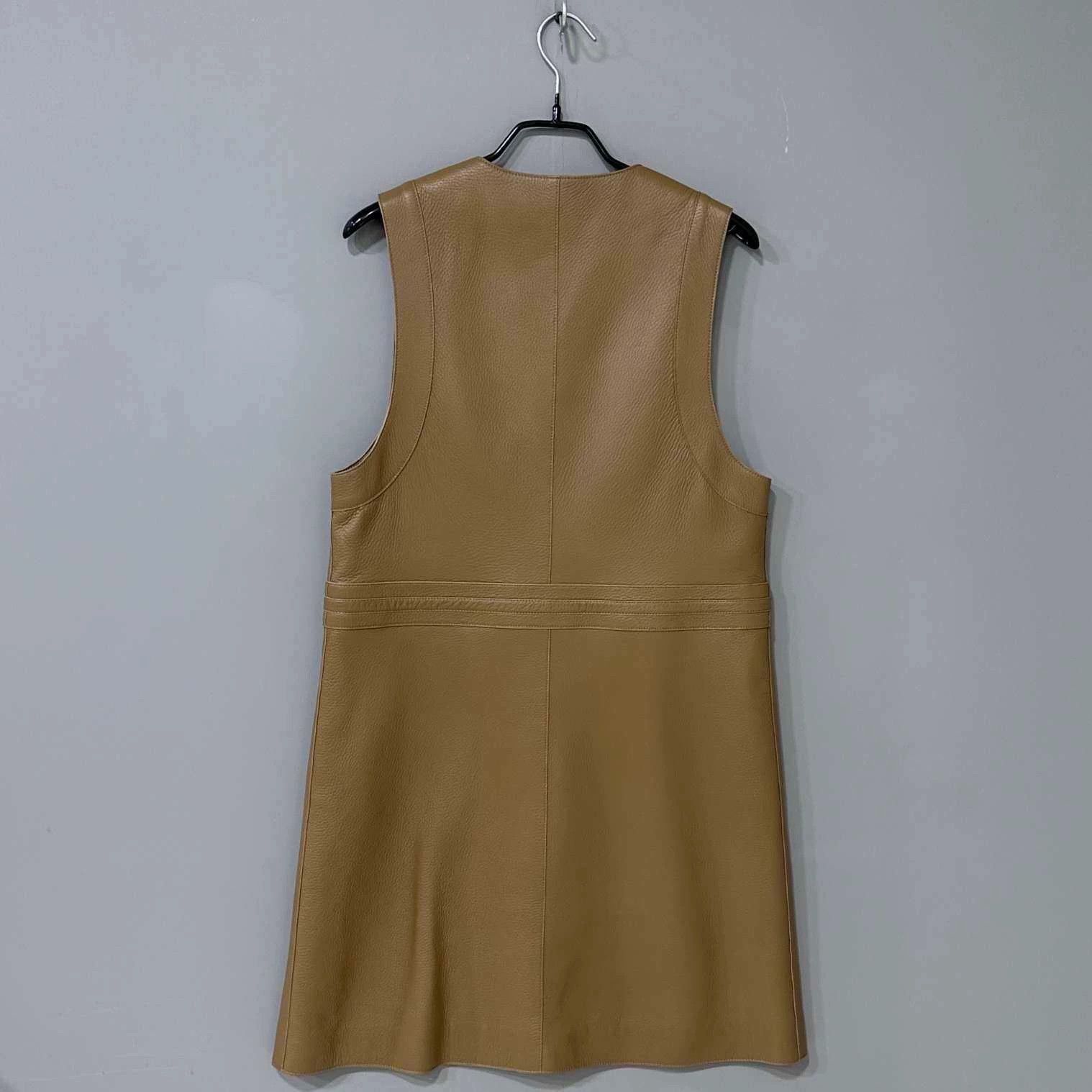 Hermes HERMES Deer Leather Long Vest - dmc Size US S / EU 44-46 / 1 - 3 Thumbnail