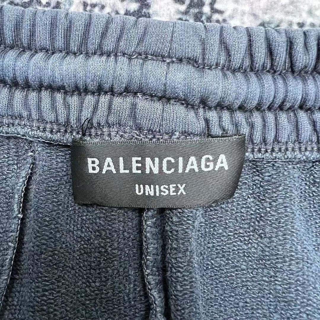 Balenciaga Balenciaga Logo Drawstring Sweatpants Gray - dmc Size US 30 / EU 46 - 4 Thumbnail