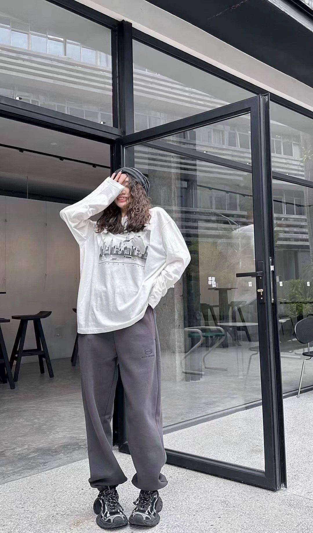 Balenciaga Balenciaga Logo Drawstring Sweatpants Gray - dmc Size US 30 / EU 46 - 7 Thumbnail