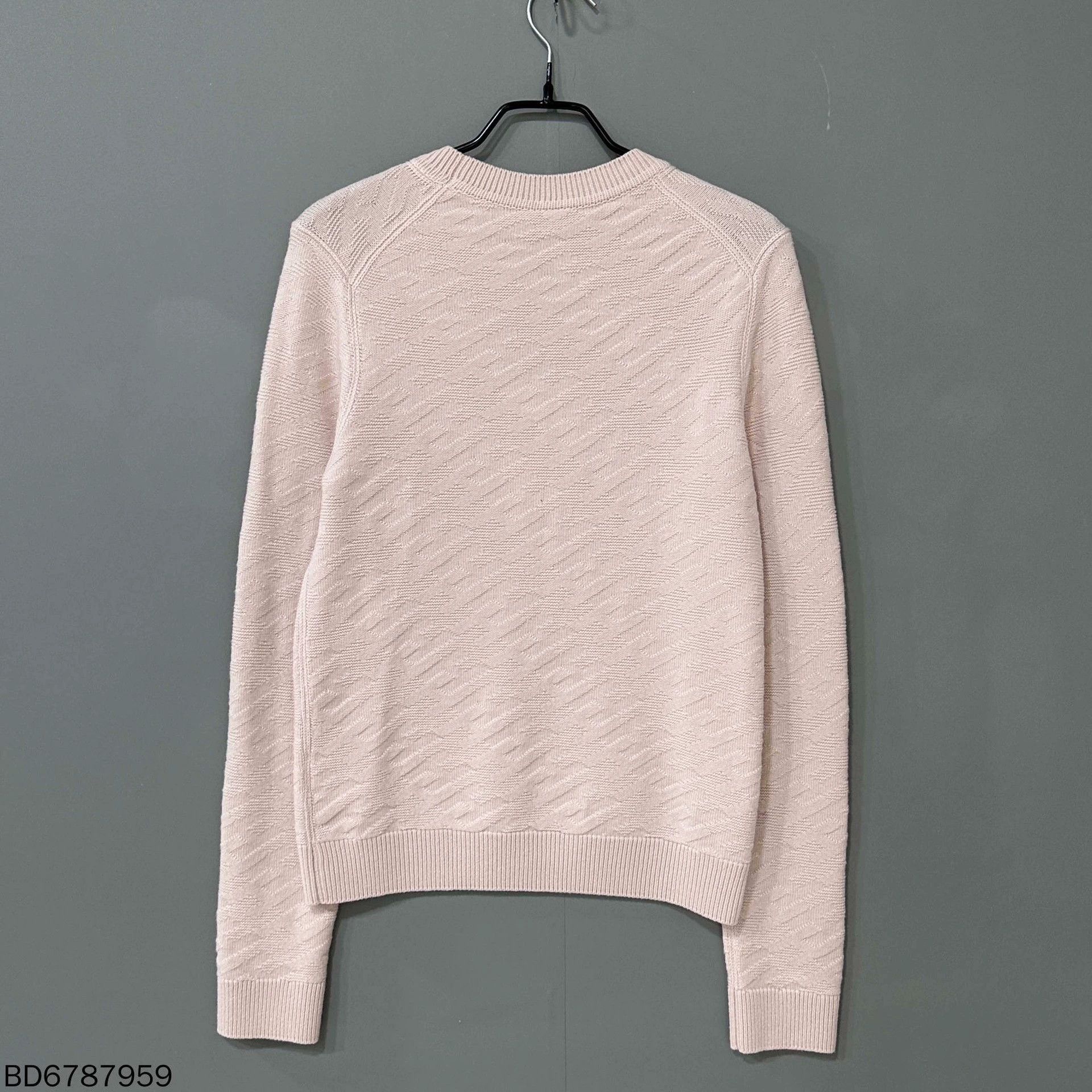 Hermes Pink Wool Logo Embossed Knit Top - dmc Size US S / EU 44-46 / 1 - 3 Thumbnail