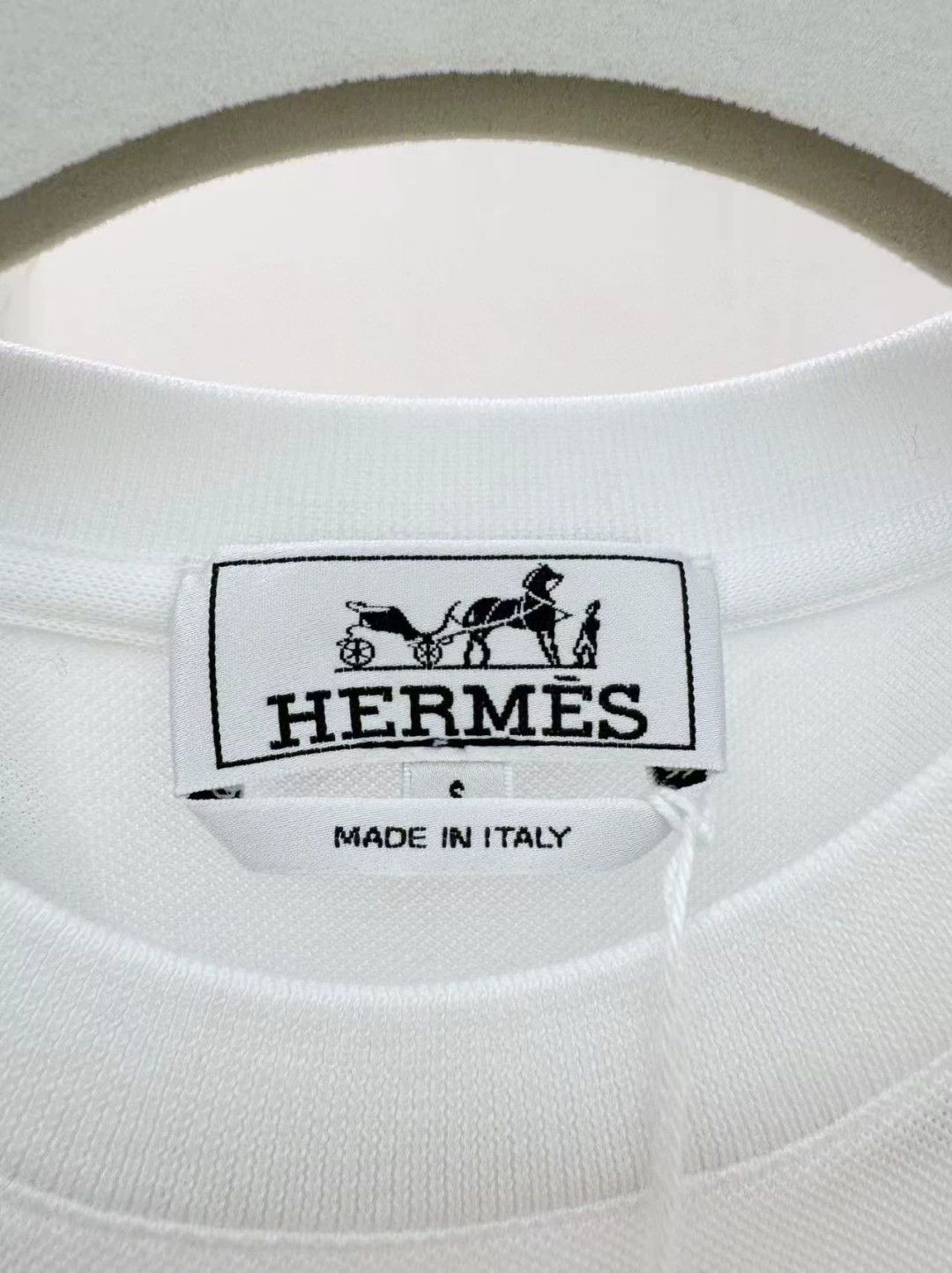 Hermes Hermes White Pocket Short Sleeve T-shirt S - dmc Size US S / EU 44-46 / 1 - 4 Thumbnail