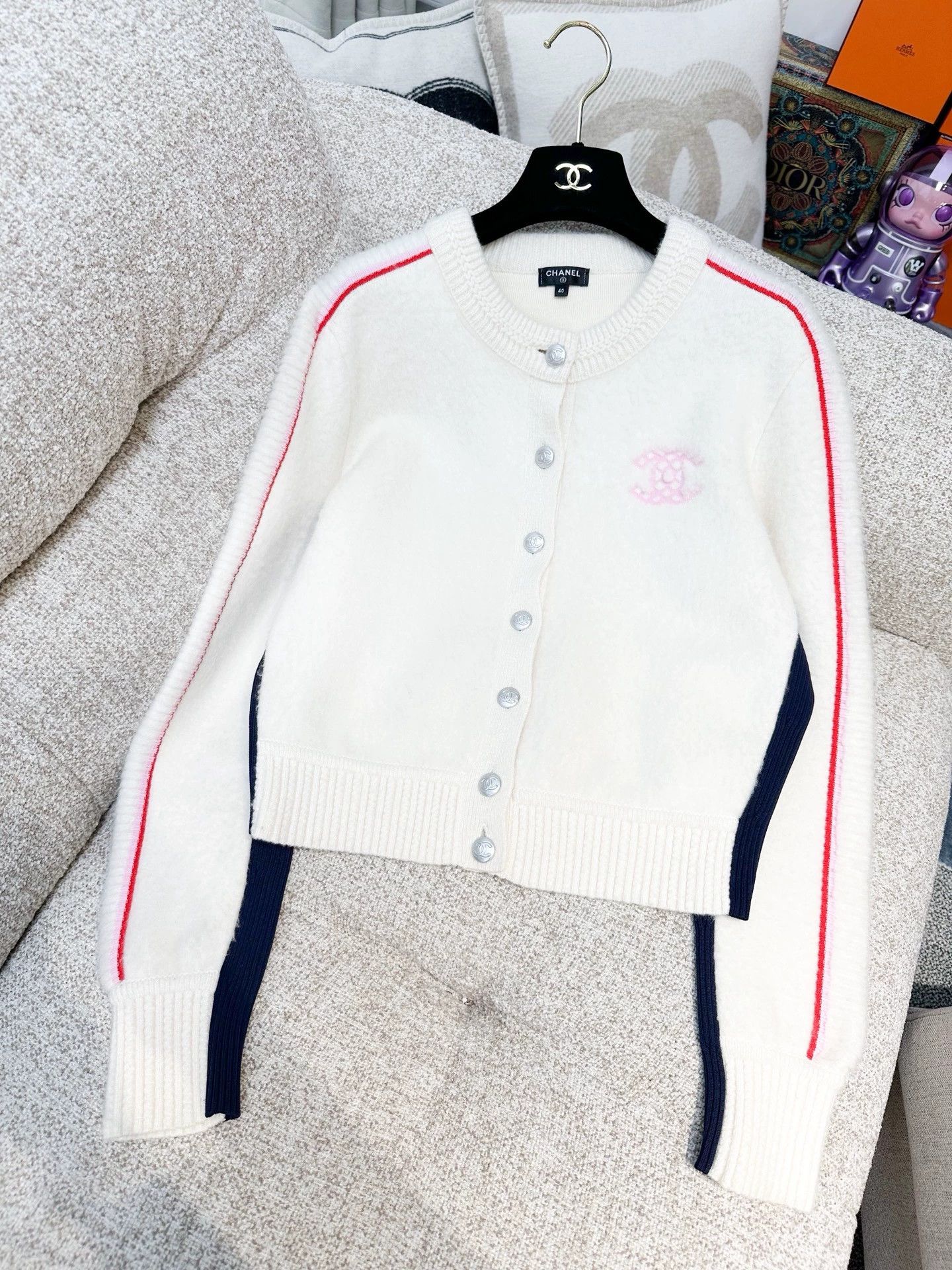 Chanel Chanel Coco Neige Cashmere Jacket - dmc Size US L / EU 52-54 / 3 - 2 Thumbnail