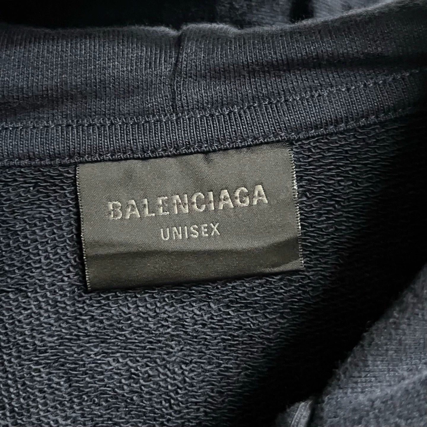 Balenciaga Balenciaga Blue Logo Zip Hoodie - dmc Size US S / EU 44-46 / 1 - 5 Thumbnail