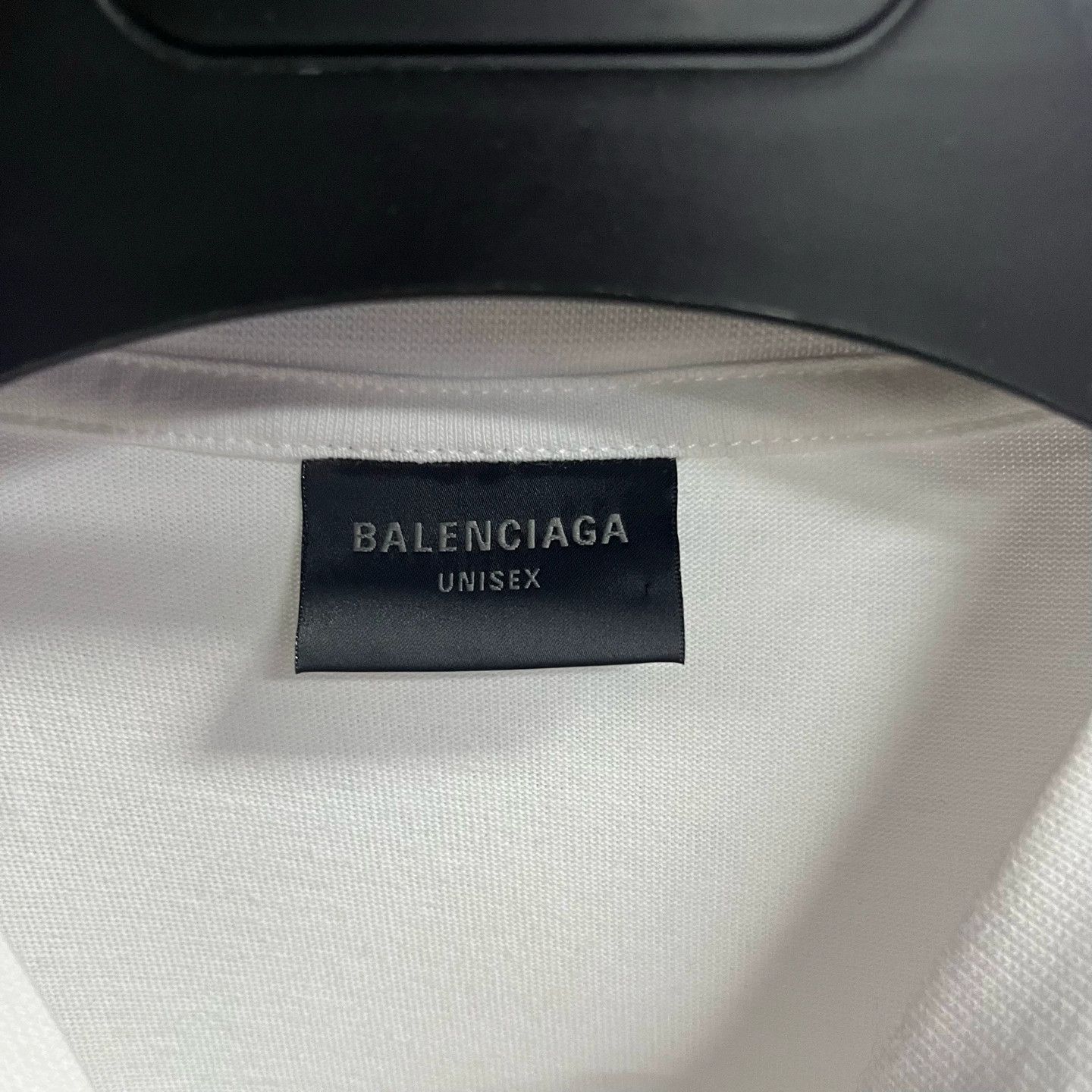 Balenciaga Balenciaga White Logo Embroidered Long Sleeve T-Shirt - dmc Size US S / EU 44-46 / 1 - 2 Thumbnail