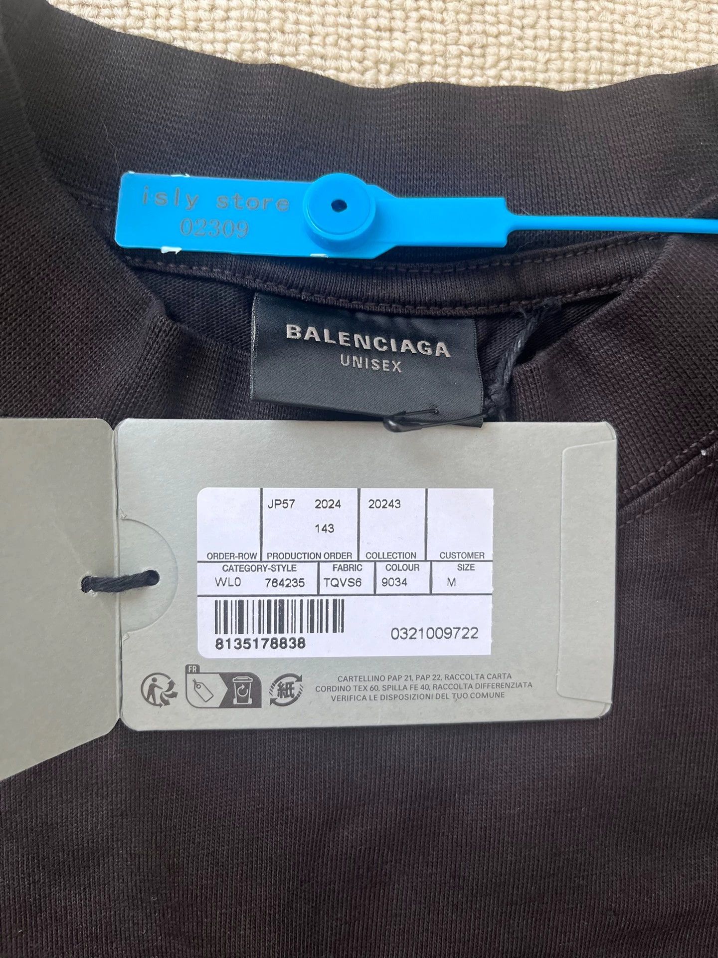Balenciaga Balenciaga FW24 Logo Print Short Sleeve T-shirt - dmc Size US M / EU 48-50 / 2 - 4 Thumbnail
