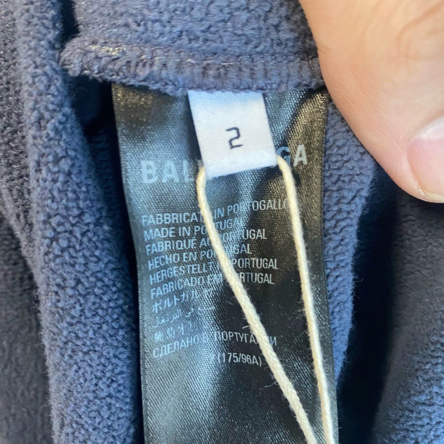 Balenciaga Balenciaga Ice Blue Distressed Sweatshirt - dmc Size US S / EU 44-46 / 1 - 3 Thumbnail