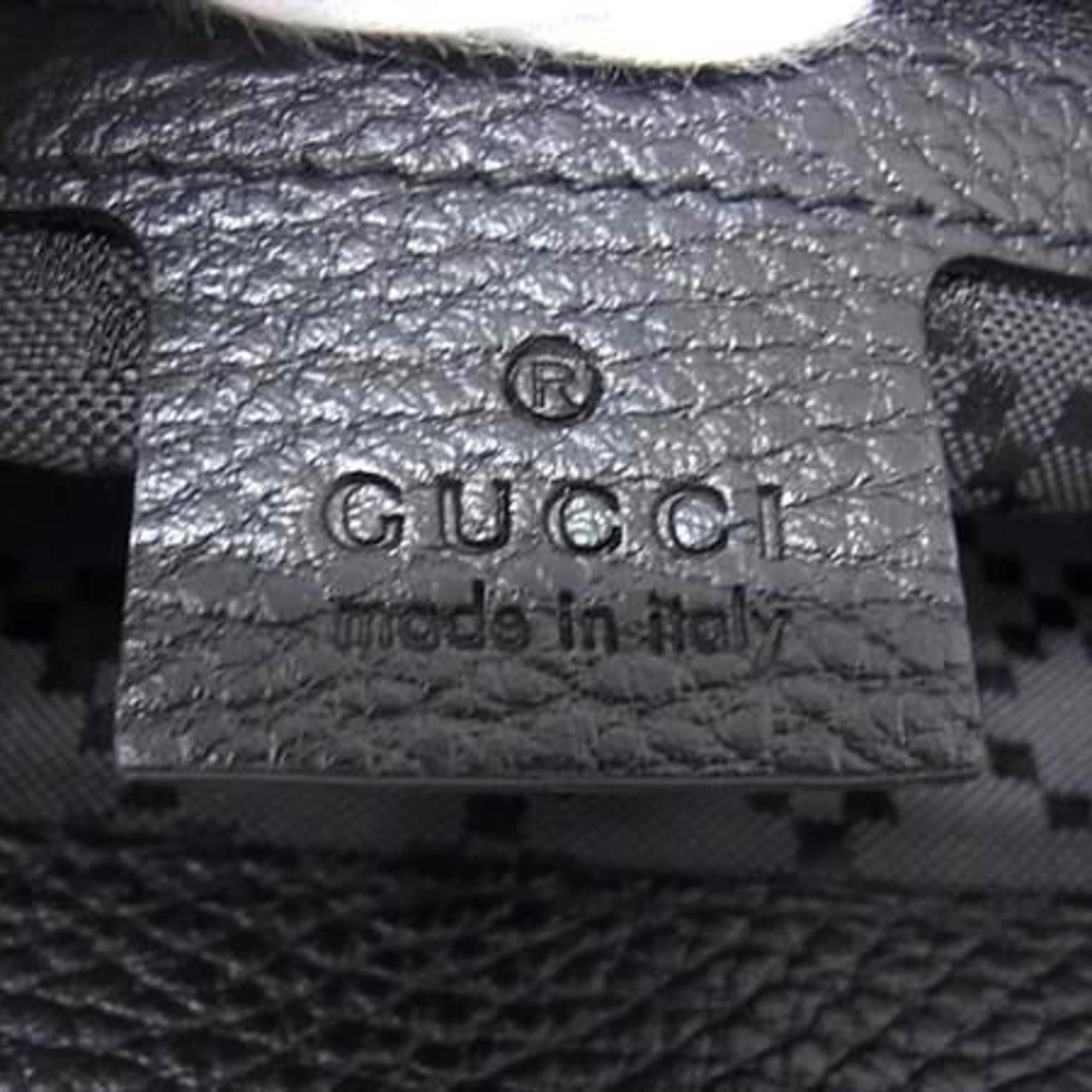 Gucci GUCCI Portfolio Clutch Bag 387082 Black Leather for Men and Women Size ONE SIZE - 2 Thumbnail