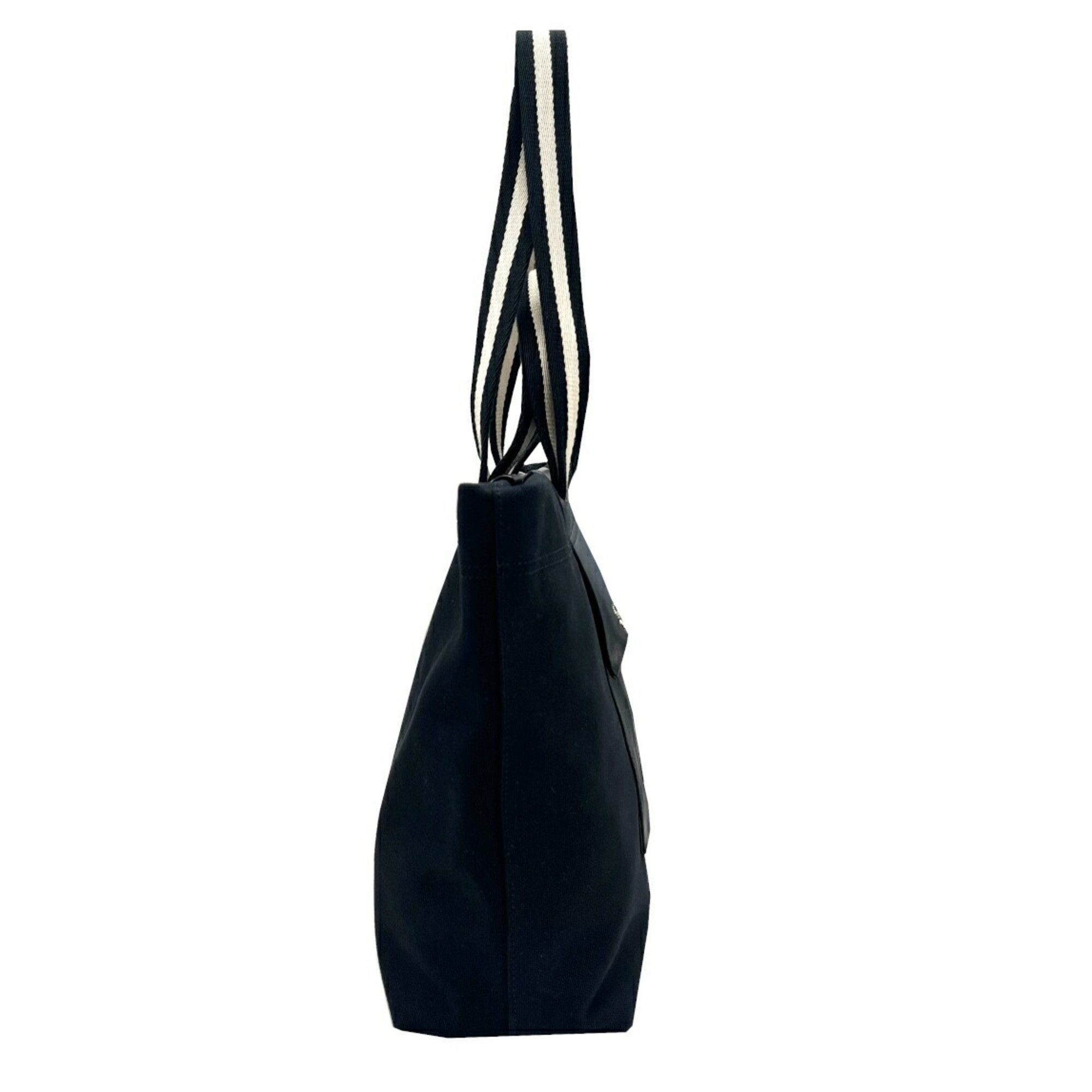 Bally BALLY Tote Bag Canvas Leather 2-Way Shoulder Handbag Black Women's Men's Size ONE SIZE - 4 Thumbnail