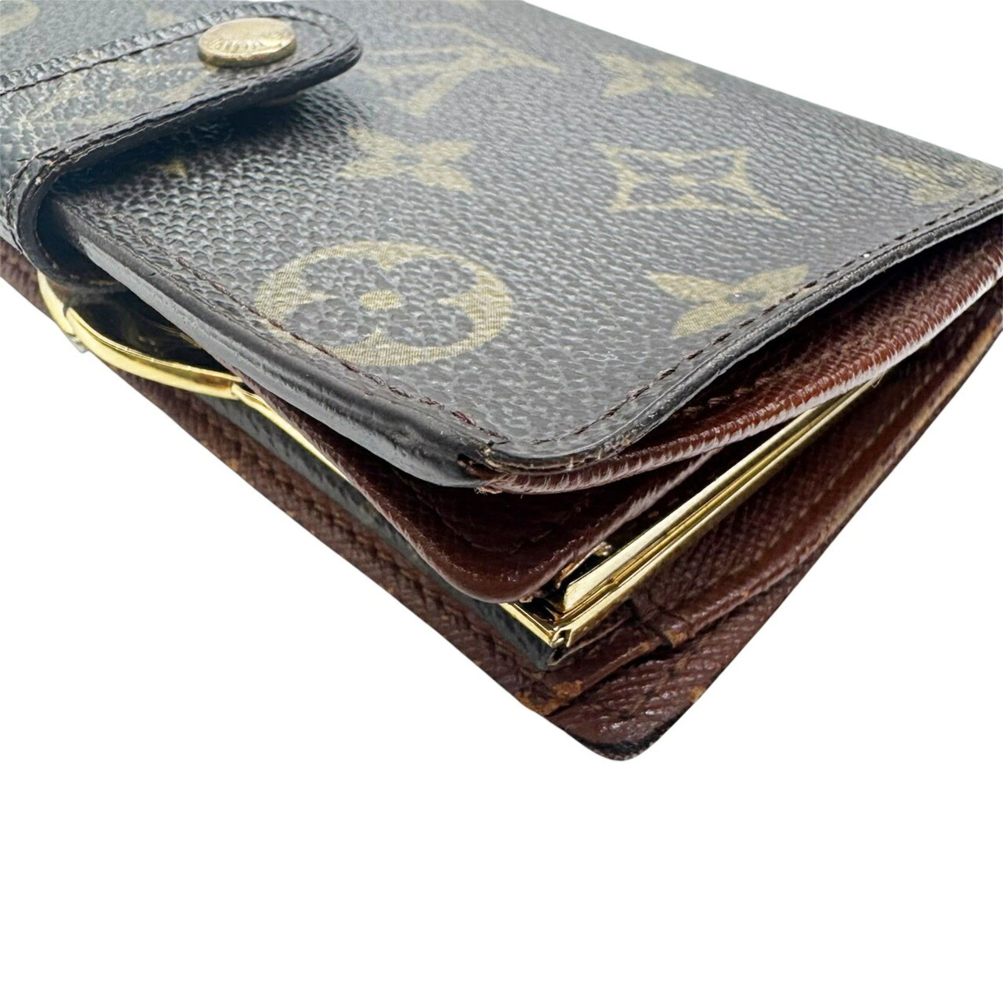 Louis Vuitton Louis Vuitton Bi-fold Wallet Portefeuille Viennois Monogram M61674 Women's Size ONE SIZE - 8 Thumbnail