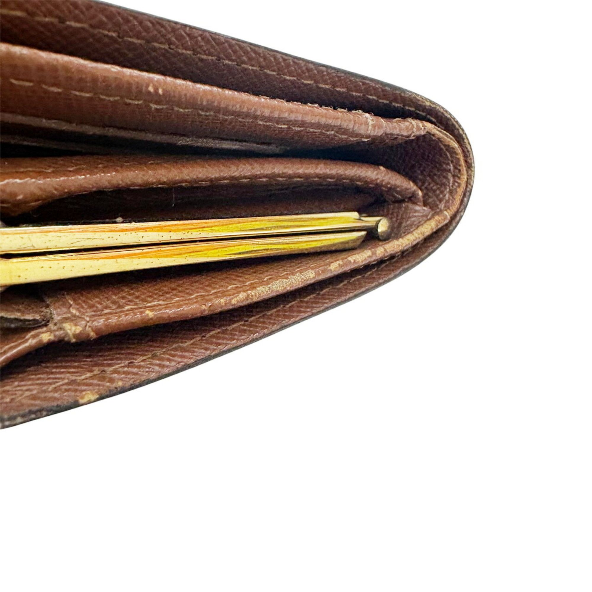 Louis Vuitton Louis Vuitton Bi-fold Wallet Portefeuille Viennois Monogram M61674 Women's Size ONE SIZE - 10 Thumbnail
