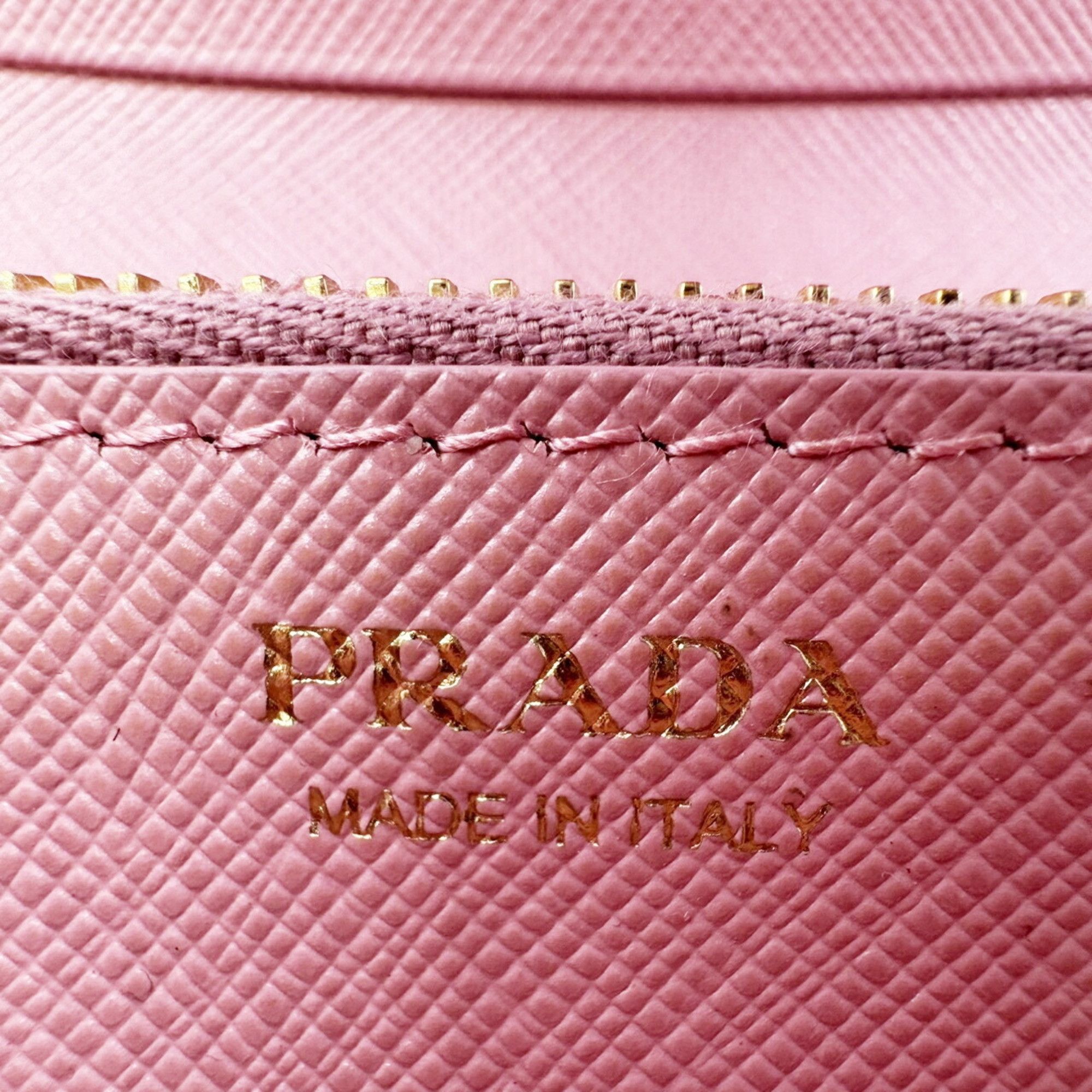 Prada PRADA Saffiano Pink Long Wallet for Women, 1MH132, SAFFIANO MULTIC ALABASTRO+PE Size ONE SIZE - 17 Thumbnail