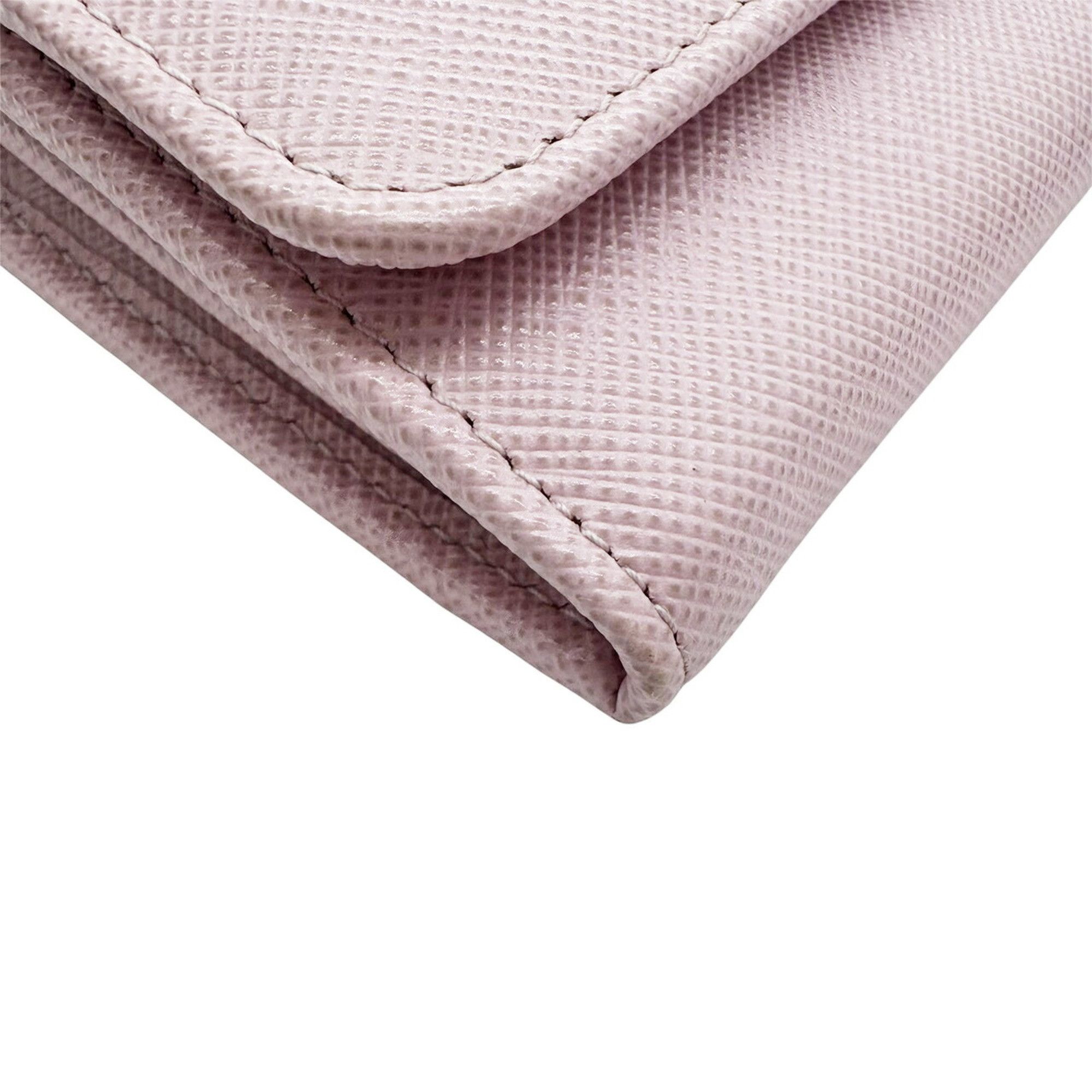 Prada PRADA Saffiano Pink Long Wallet for Women, 1MH132, SAFFIANO MULTIC ALABASTRO+PE Size ONE SIZE - 3 Thumbnail
