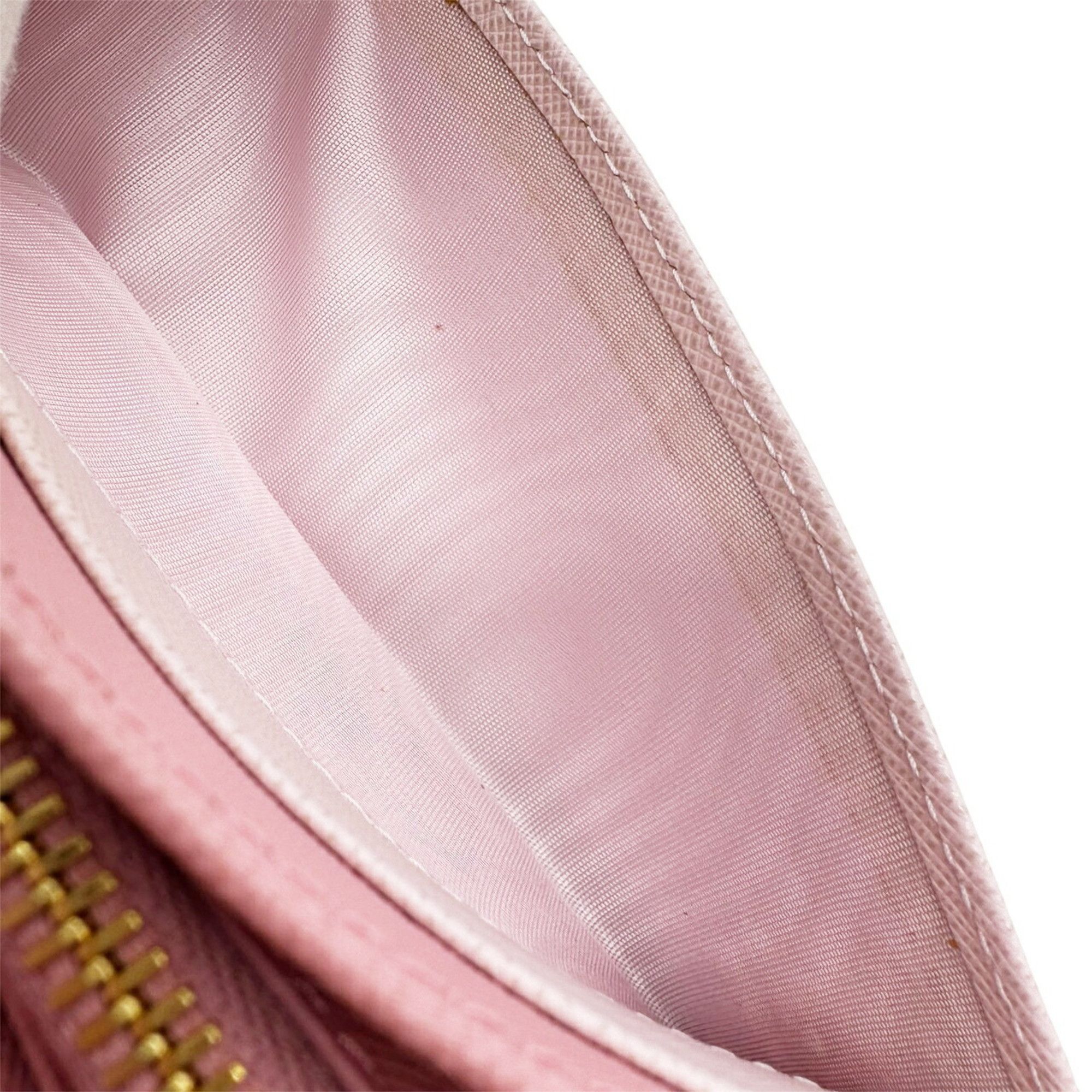 Prada PRADA Saffiano Pink Long Wallet for Women, 1MH132, SAFFIANO MULTIC ALABASTRO+PE Size ONE SIZE - 15 Thumbnail