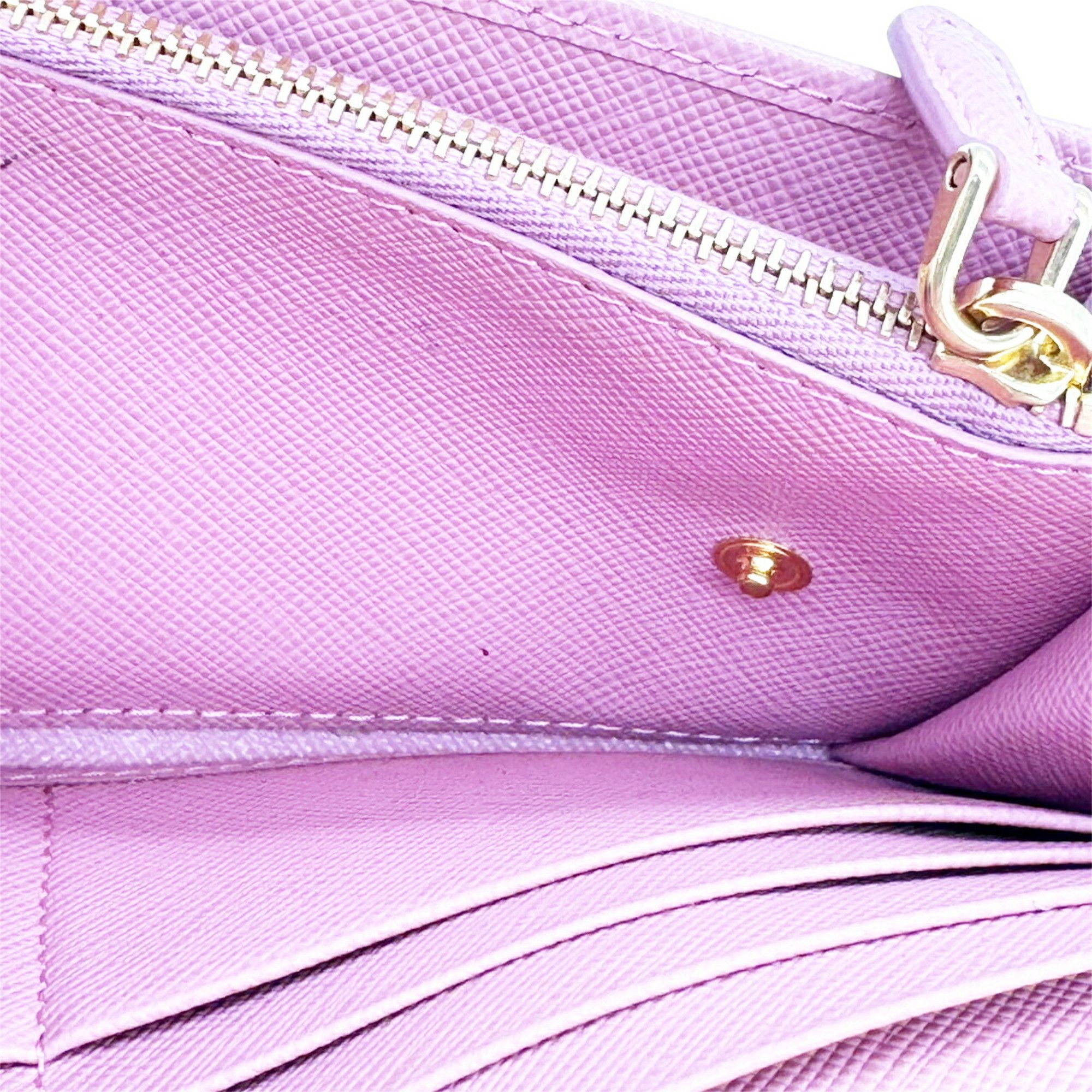 Prada PRADA Saffiano Pink Long Wallet for Women, 1MH132, SAFFIANO MULTIC ALABASTRO+PE Size ONE SIZE - 14 Thumbnail