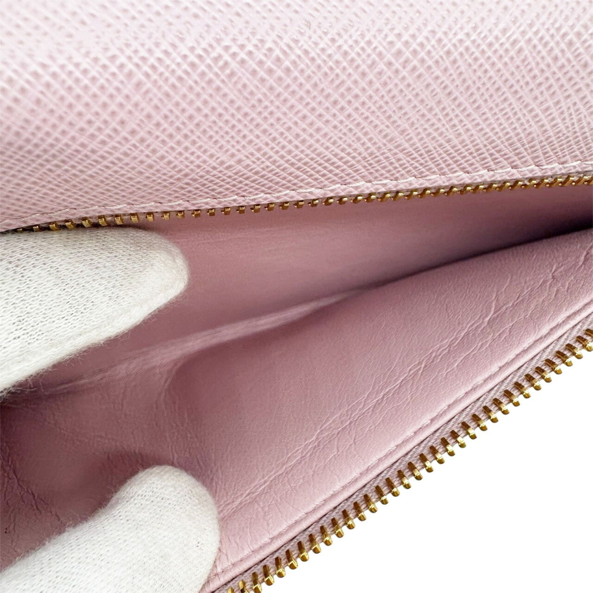 Prada PRADA Saffiano Pink Long Wallet for Women, 1MH132, SAFFIANO MULTIC ALABASTRO+PE Size ONE SIZE - 9 Thumbnail