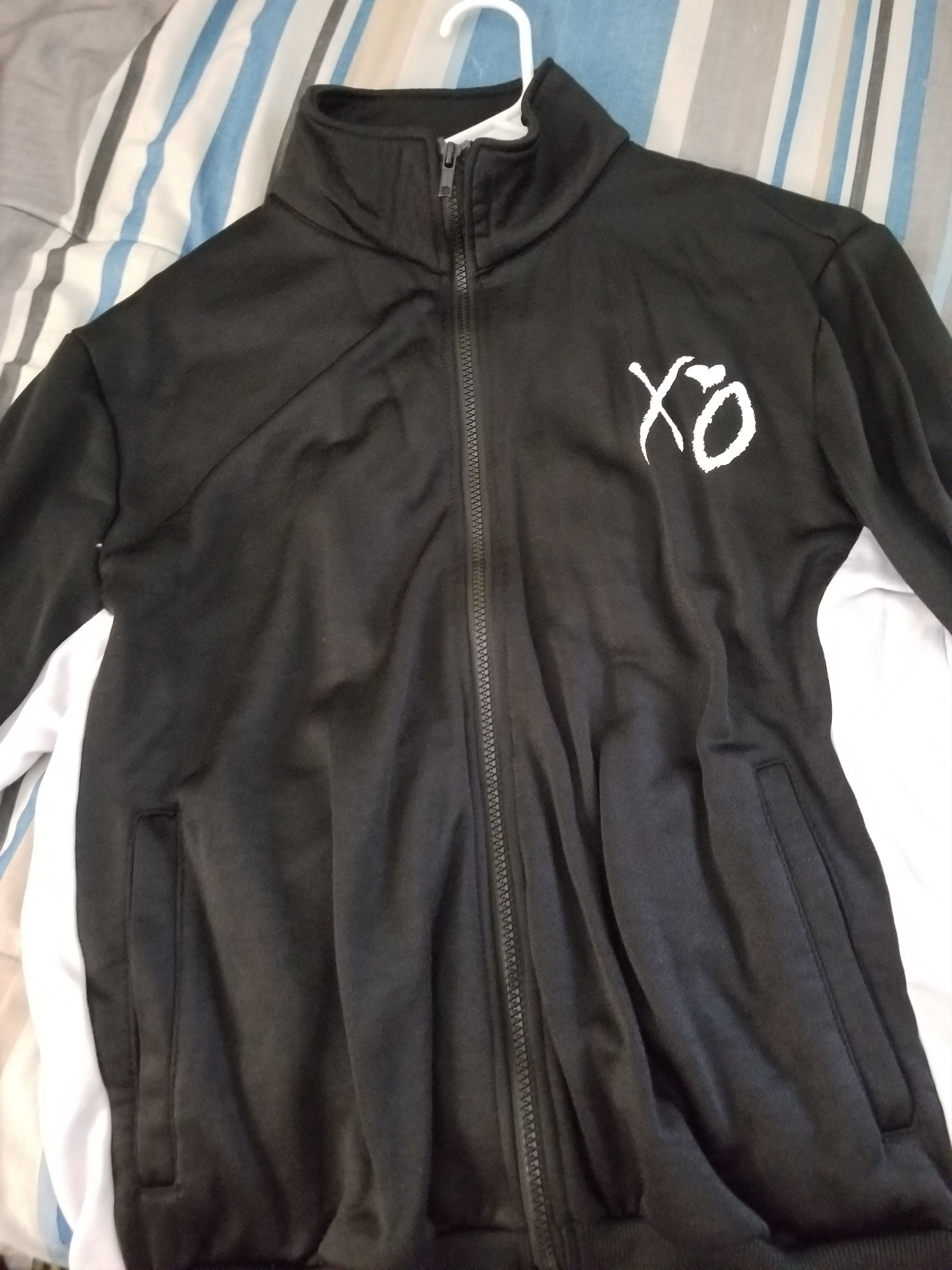 The Weeknd XO CLASSIC LOGO HEAVYWEIGHT TRACK JACKET Grailed