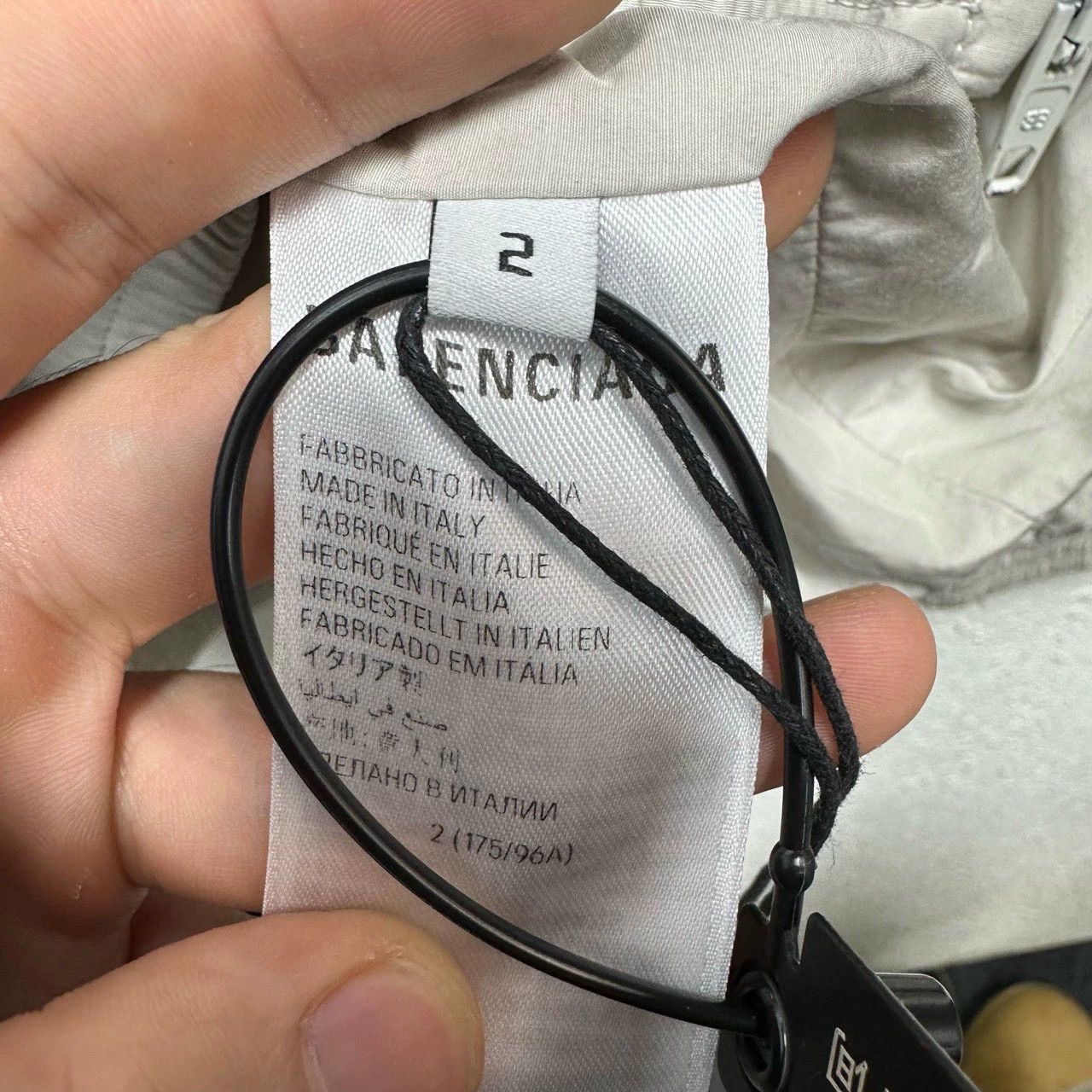 Balenciaga Balenciaga Solid Embroidered Zip Jacket - dmc Size US XS / EU 42 / 0 - 5 Thumbnail