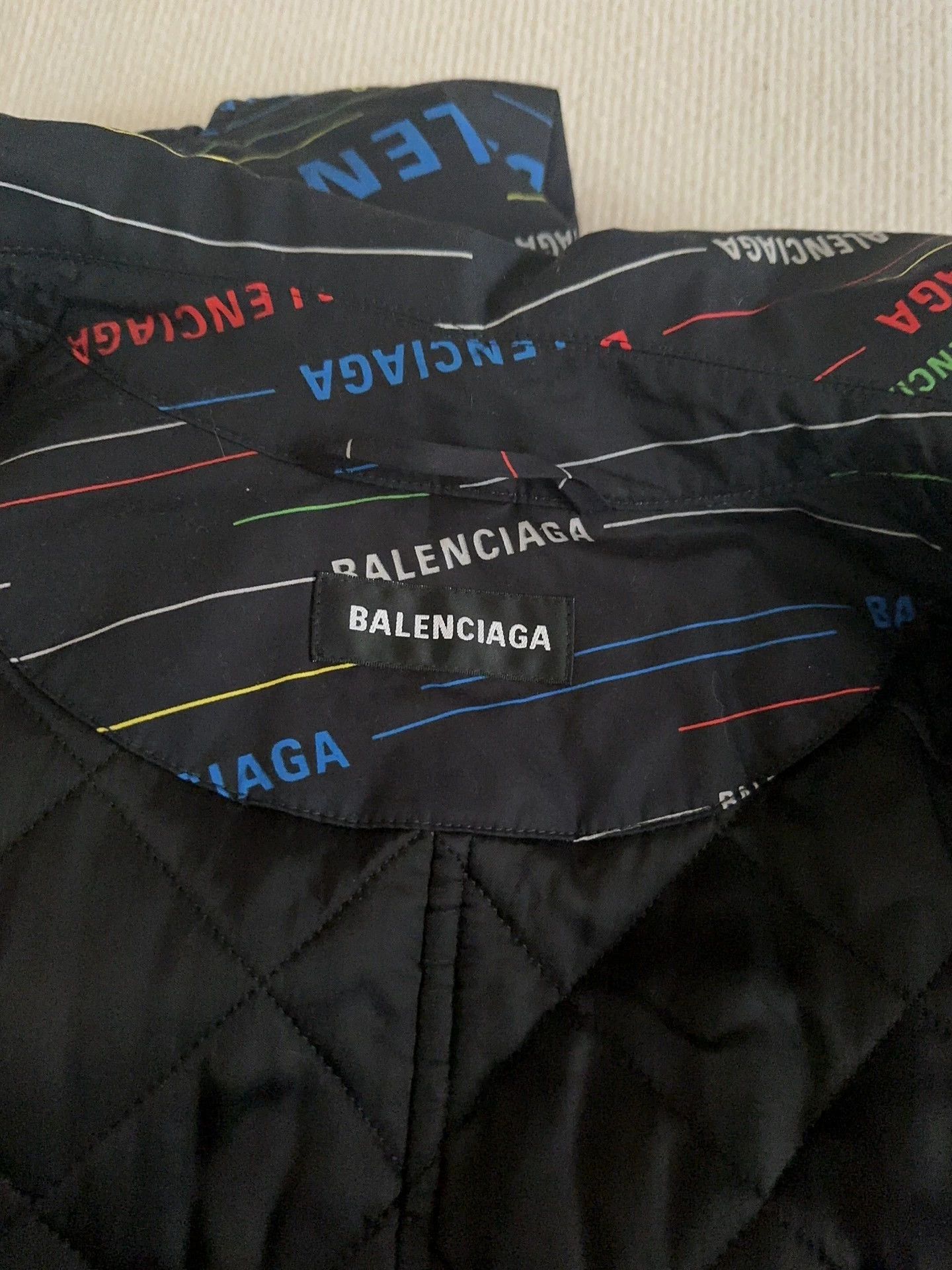 Balenciaga Balenciaga Logo Print Short Sleeve Shirt - dmc Size US L / EU 52-54 / 3 - 3 Thumbnail